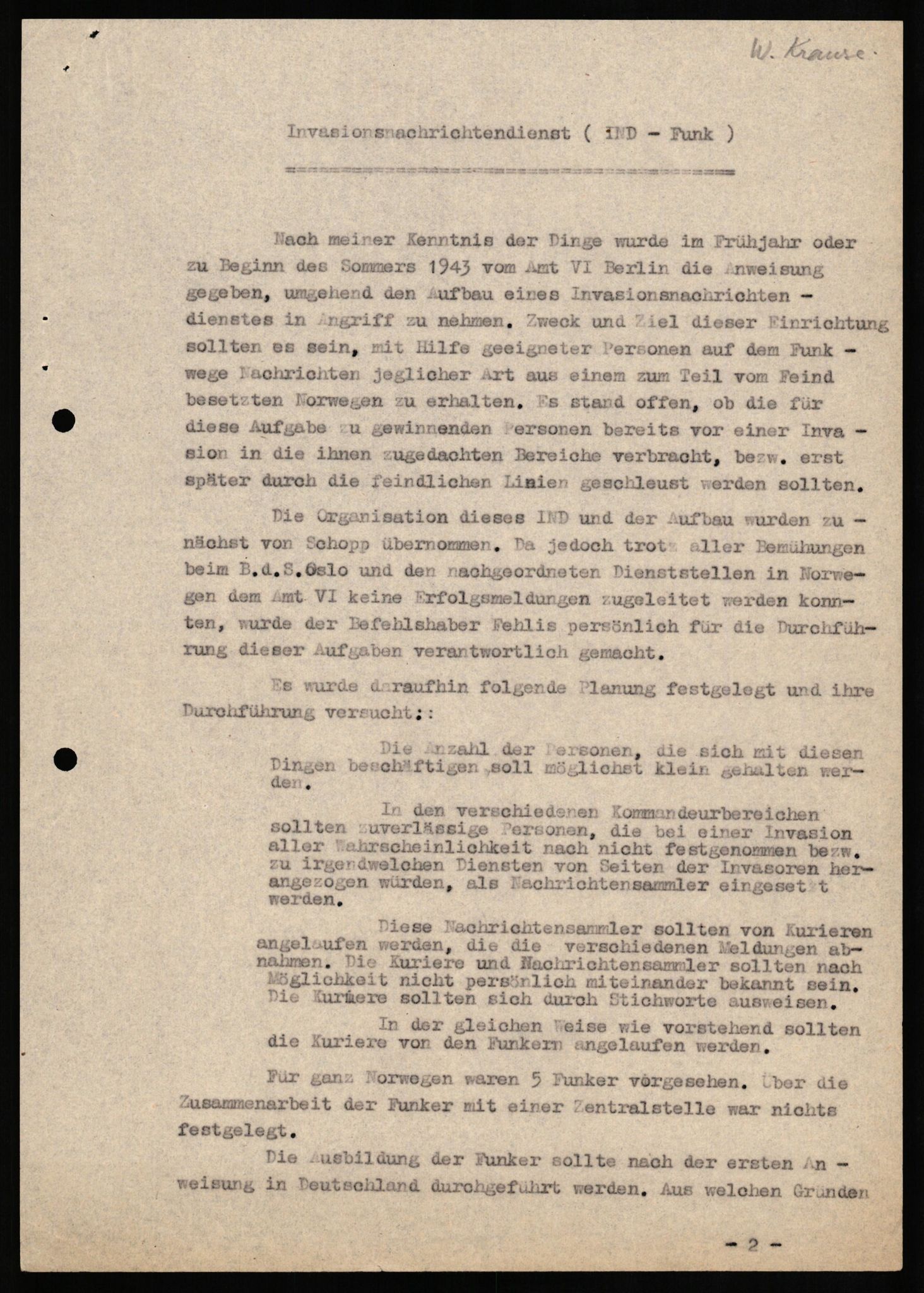 Forsvaret, Forsvarets overkommando II, AV/RA-RAFA-3915/D/Db/L0018: CI Questionaires. Tyske okkupasjonsstyrker i Norge. Tyskere., 1945-1946, s. 95