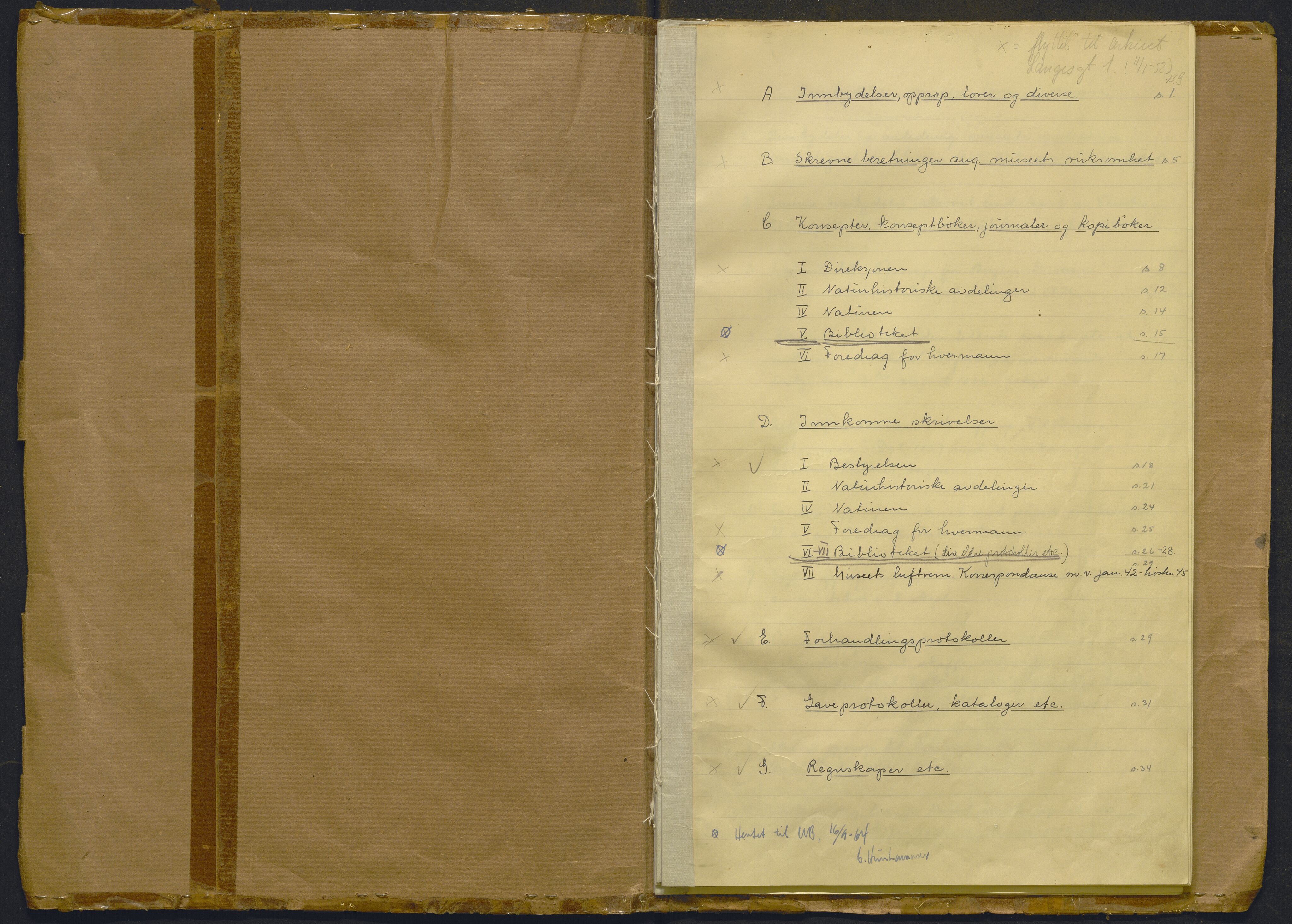 Bergens Museum, AV/SAB-A-17301/02/Y/Yb/L0001: Diverse, 1825-1952, s. 2