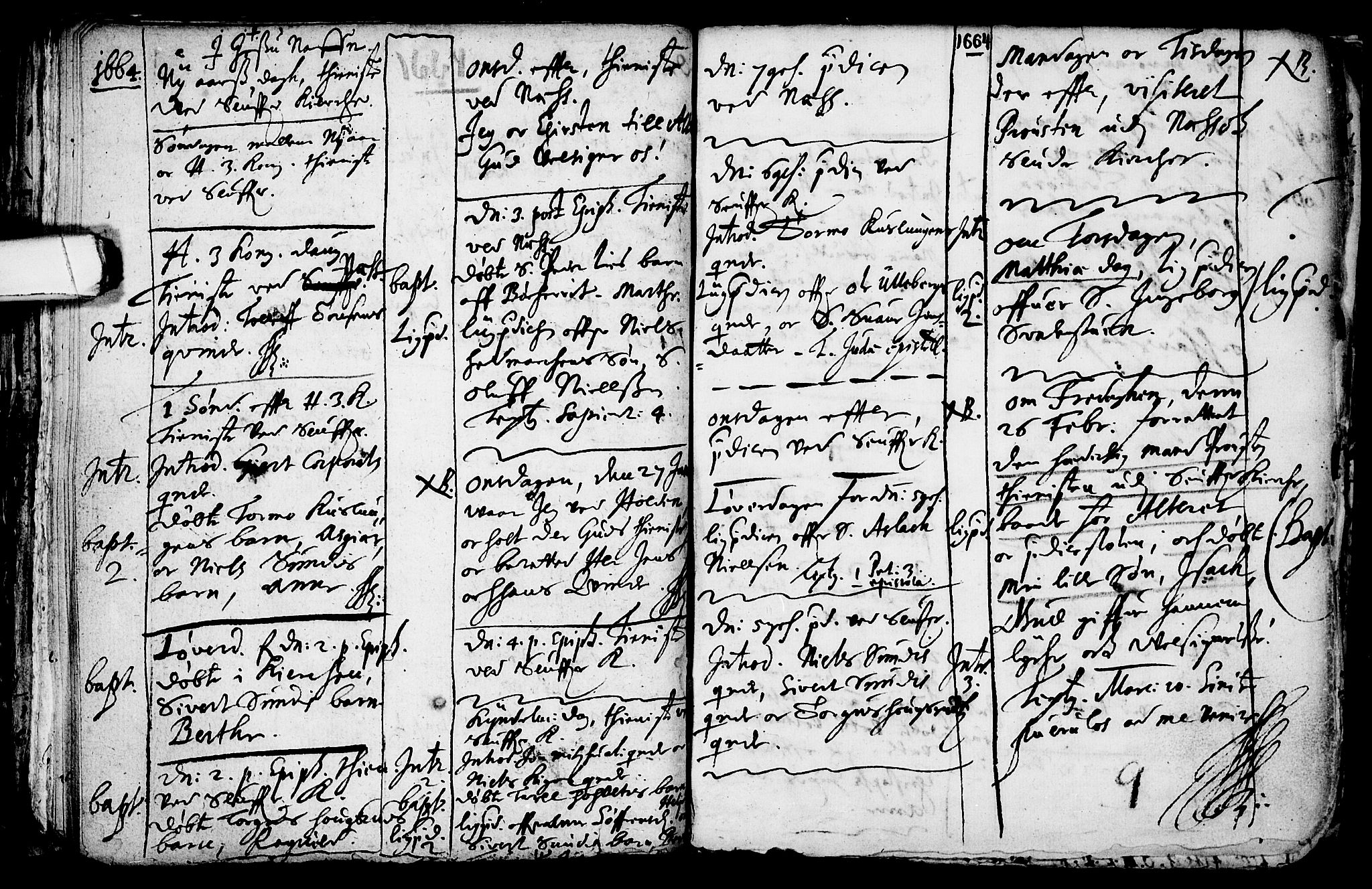 Sauherad kirkebøker, AV/SAKO-A-298/F/Fa/L0001: Ministerialbok nr. I 1, 1649-1681