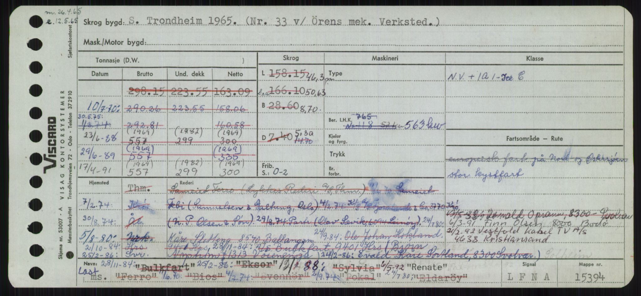 Sjøfartsdirektoratet med forløpere, Skipsmålingen, AV/RA-S-1627/H/Ha/L0004/0002: Fartøy, Mas-R / Fartøy, Odin-R, s. 643