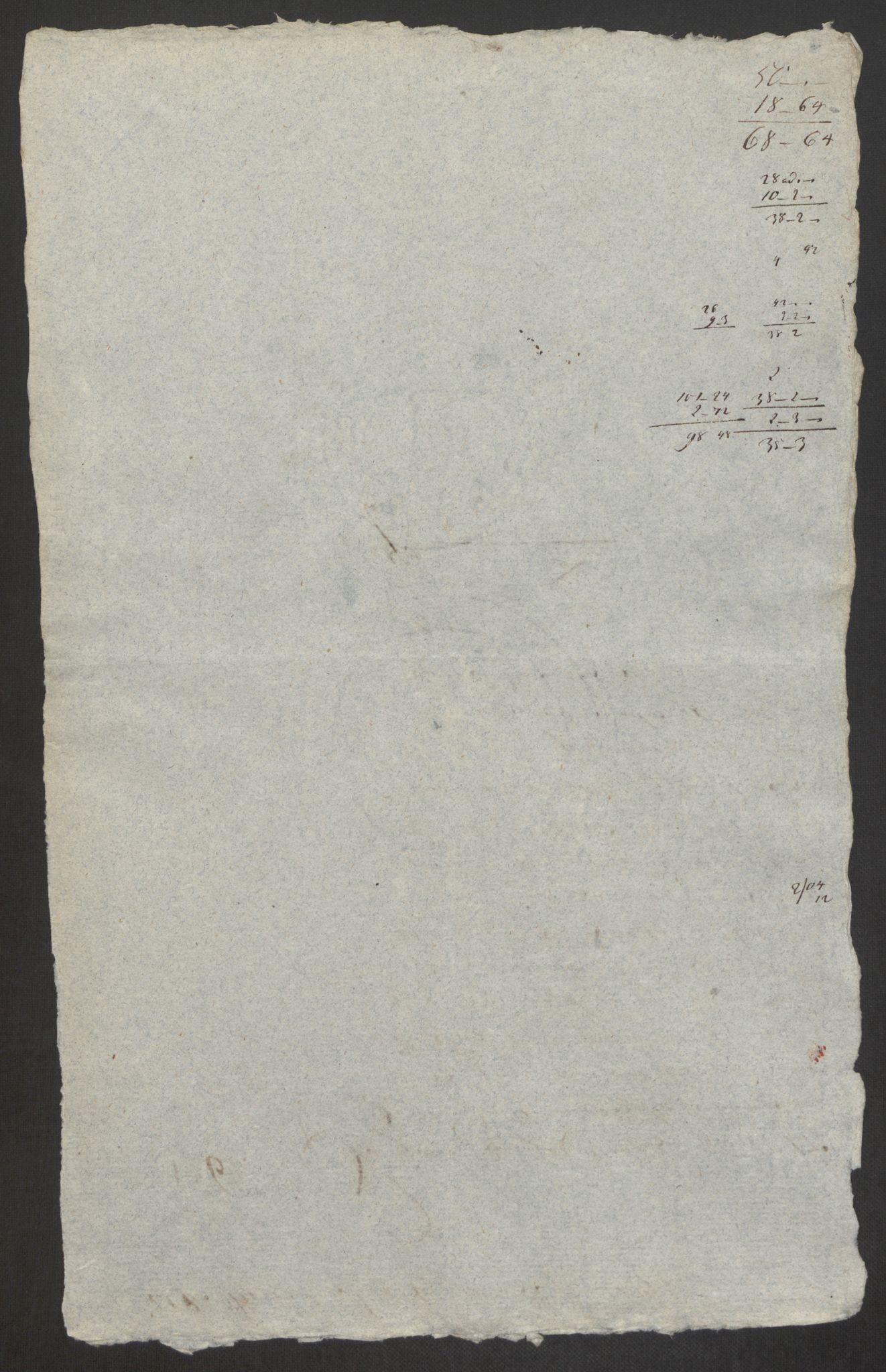 Forsvaret, Den norske kvesthuskasse/krigshospitalkasse, AV/RA-RAFA-1887/F/Fa/L0008: Konsepter, 1790-1793, s. 1124