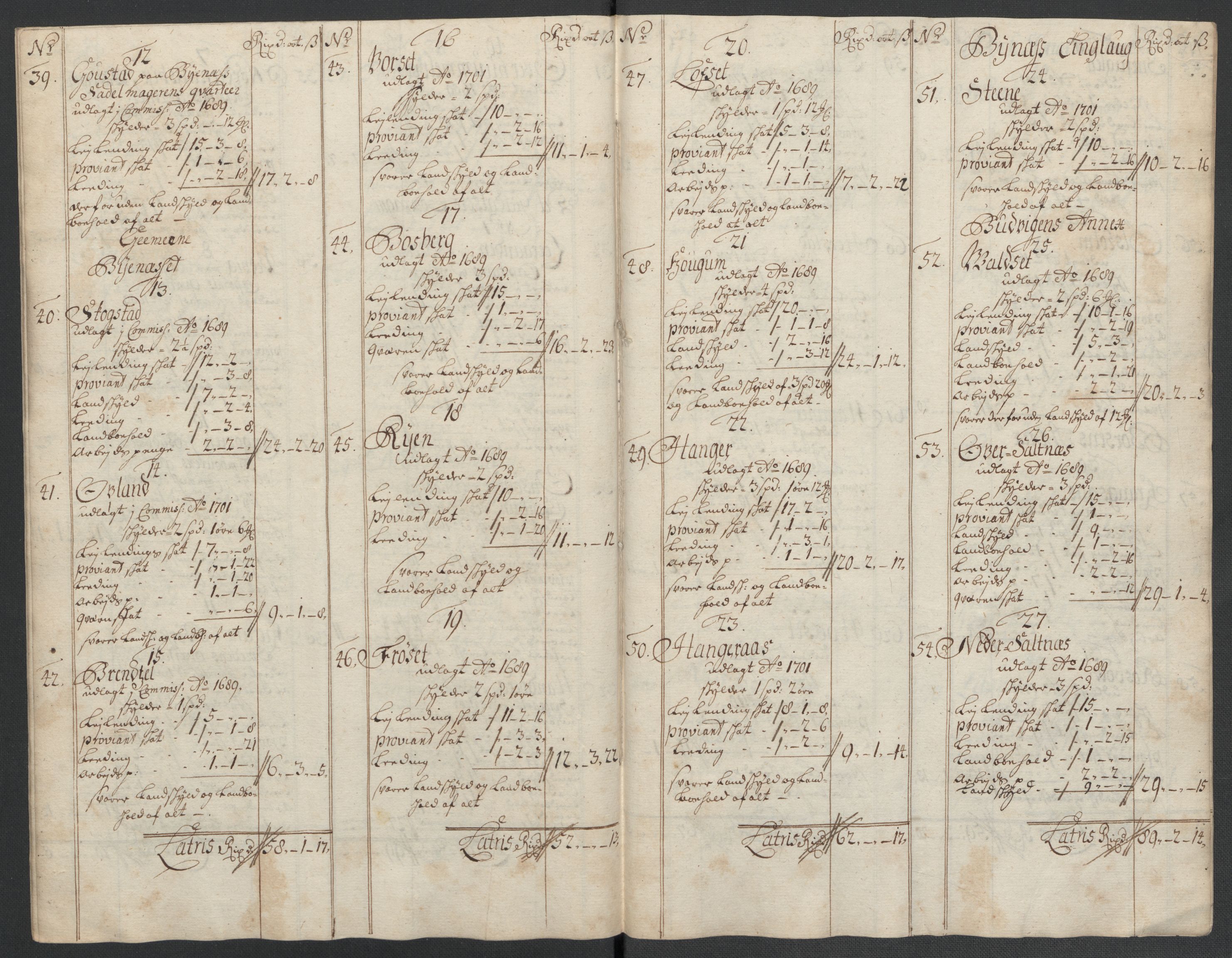 Rentekammeret inntil 1814, Reviderte regnskaper, Fogderegnskap, AV/RA-EA-4092/R61/L4109: Fogderegnskap Strinda og Selbu, 1704-1706, s. 435