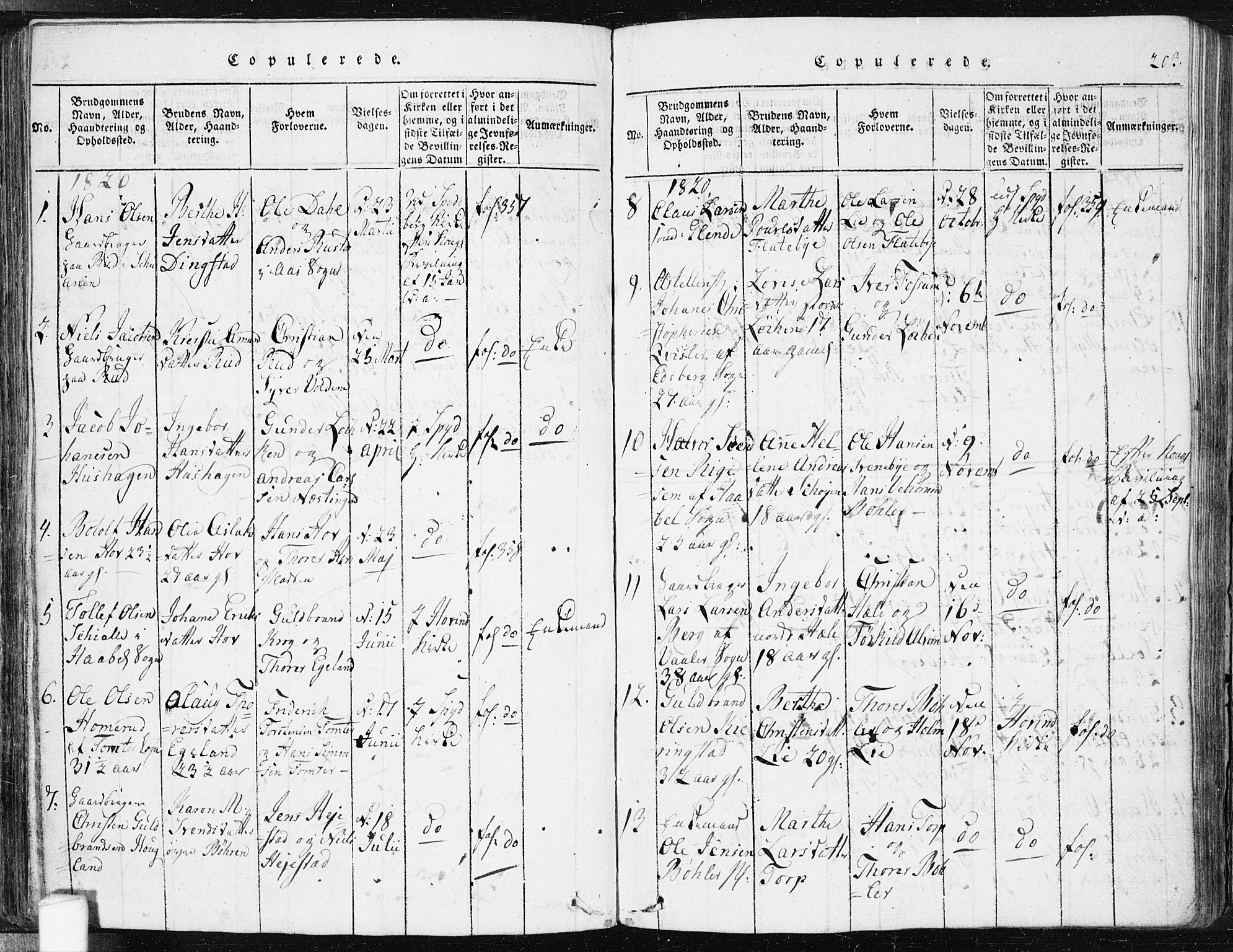 Spydeberg prestekontor Kirkebøker, SAO/A-10924/F/Fa/L0004: Ministerialbok nr. I 4, 1814-1841, s. 203