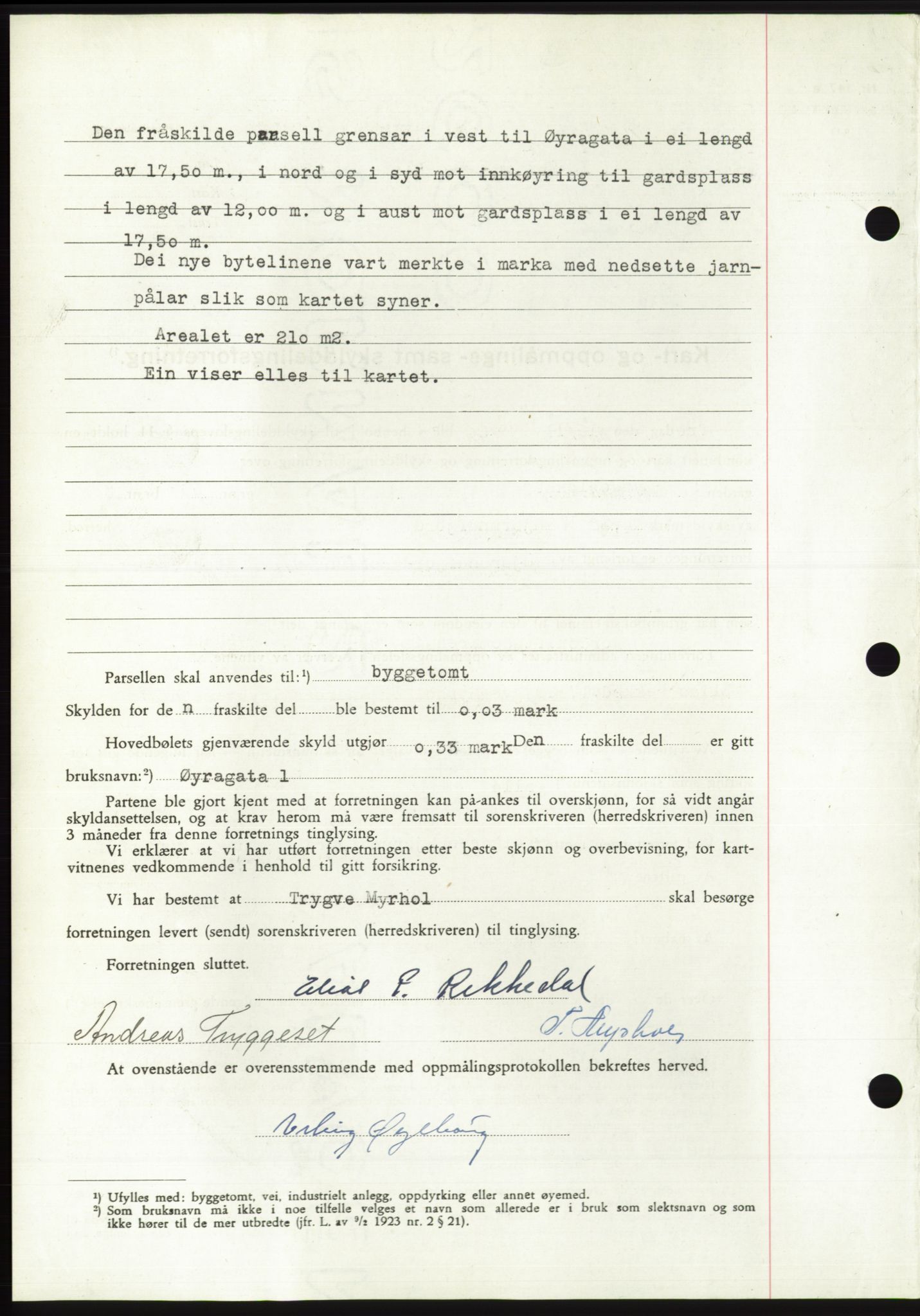 Søre Sunnmøre sorenskriveri, AV/SAT-A-4122/1/2/2C/L0100: Pantebok nr. 26A, 1954-1955, Dagboknr: 3478/1954