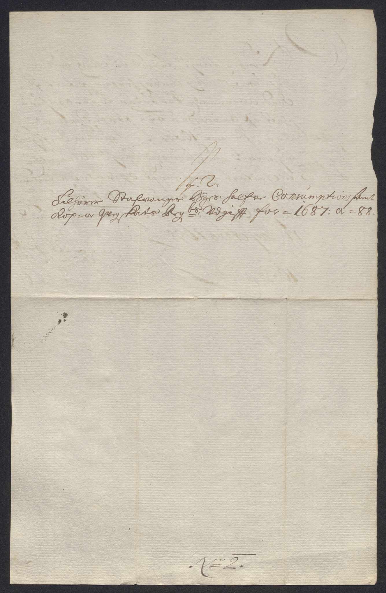 Rentekammeret inntil 1814, Reviderte regnskaper, Byregnskaper, RA/EA-4066/R/Ro/L0302: [O4] Kontribusjonsregnskap, 1687-1711, s. 47