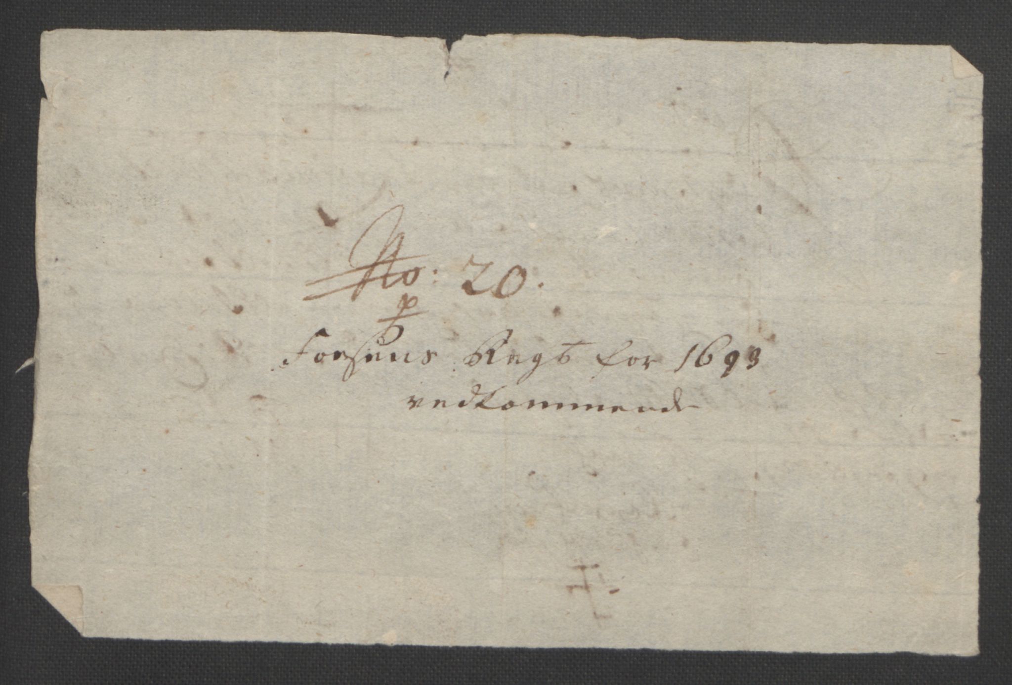 Rentekammeret inntil 1814, Reviderte regnskaper, Fogderegnskap, AV/RA-EA-4092/R57/L3849: Fogderegnskap Fosen, 1692-1693, s. 583