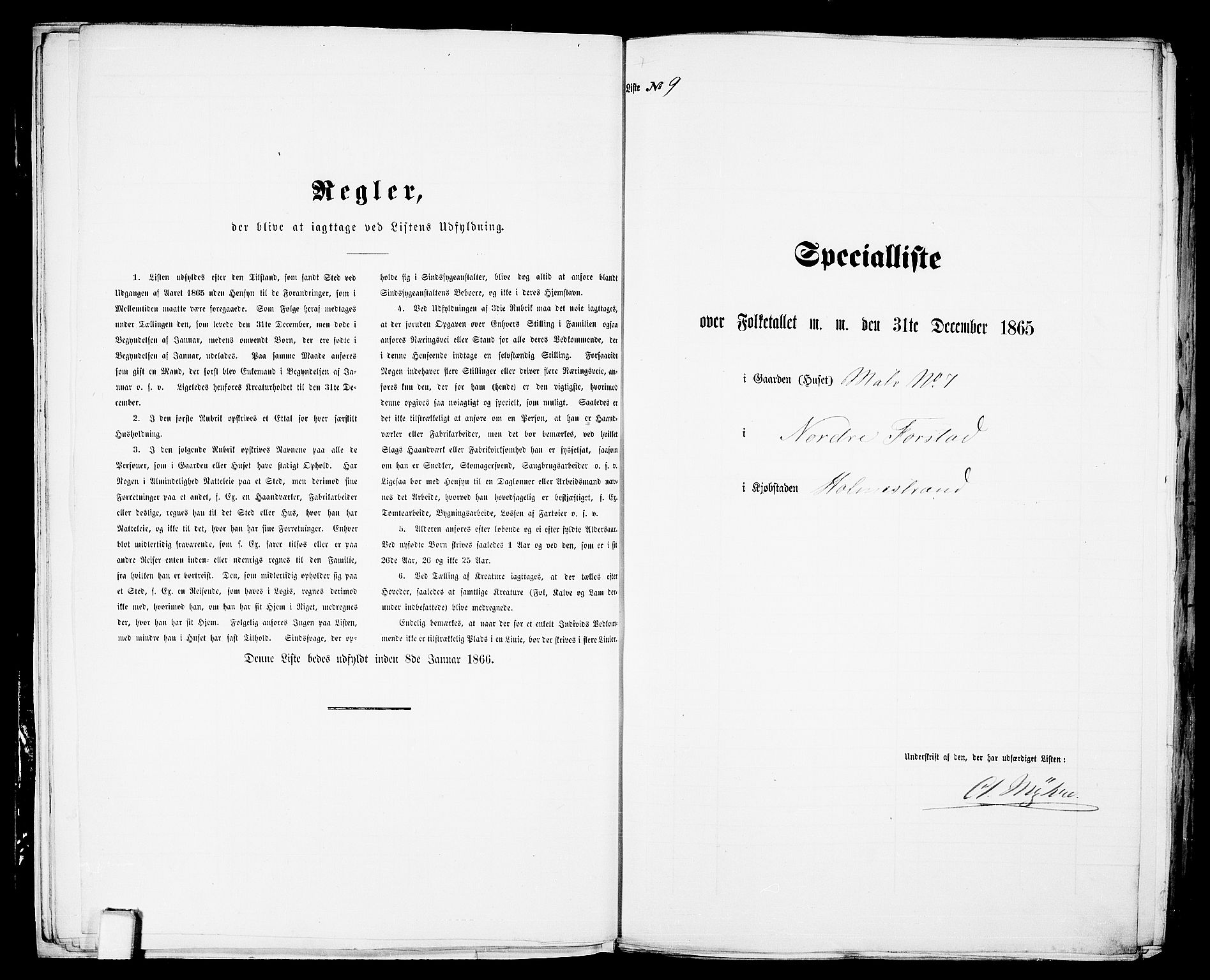 RA, Folketelling 1865 for 0702B Botne prestegjeld, Holmestrand kjøpstad, 1865, s. 24