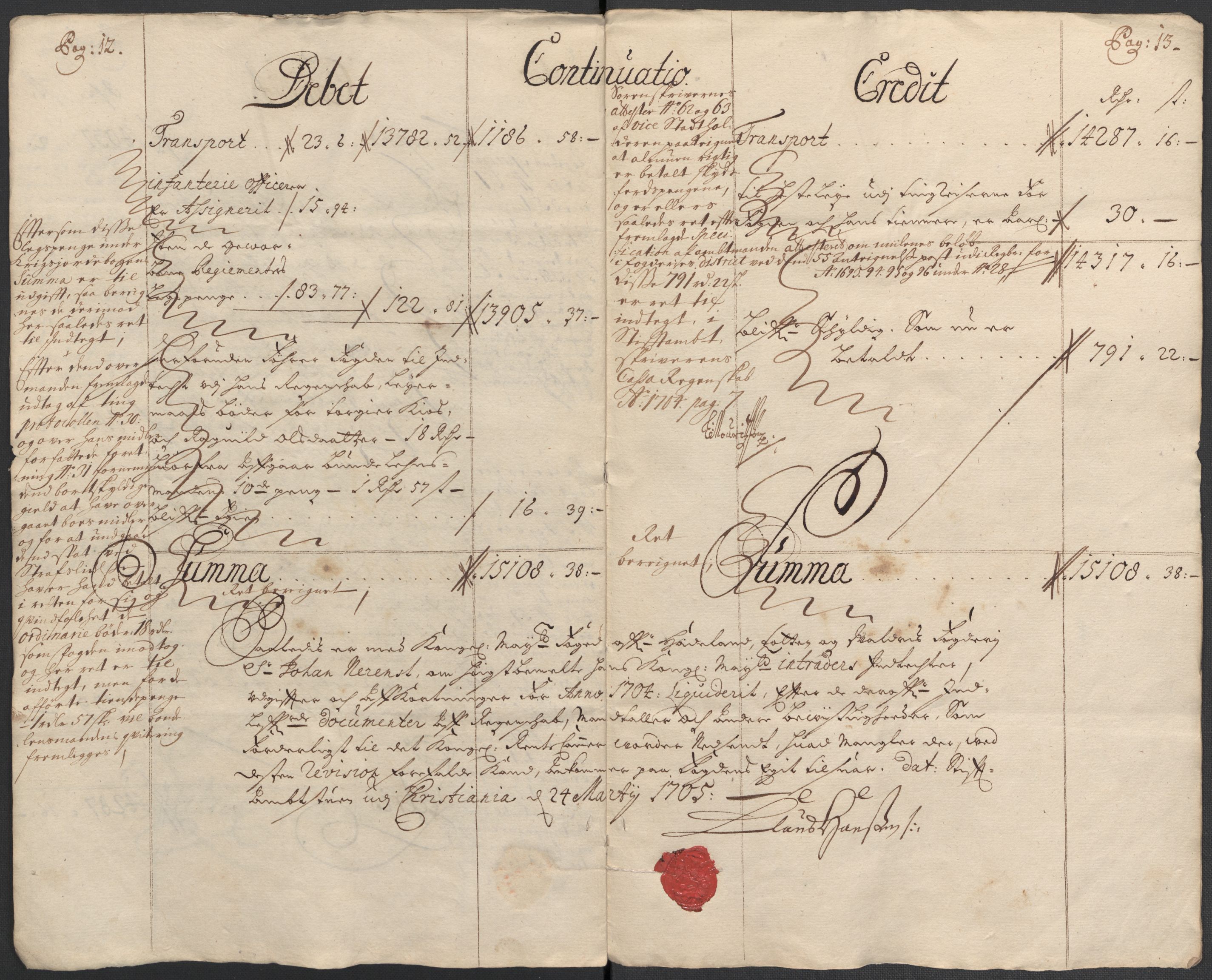 Rentekammeret inntil 1814, Reviderte regnskaper, Fogderegnskap, AV/RA-EA-4092/R18/L1302: Fogderegnskap Hadeland, Toten og Valdres, 1704, s. 9