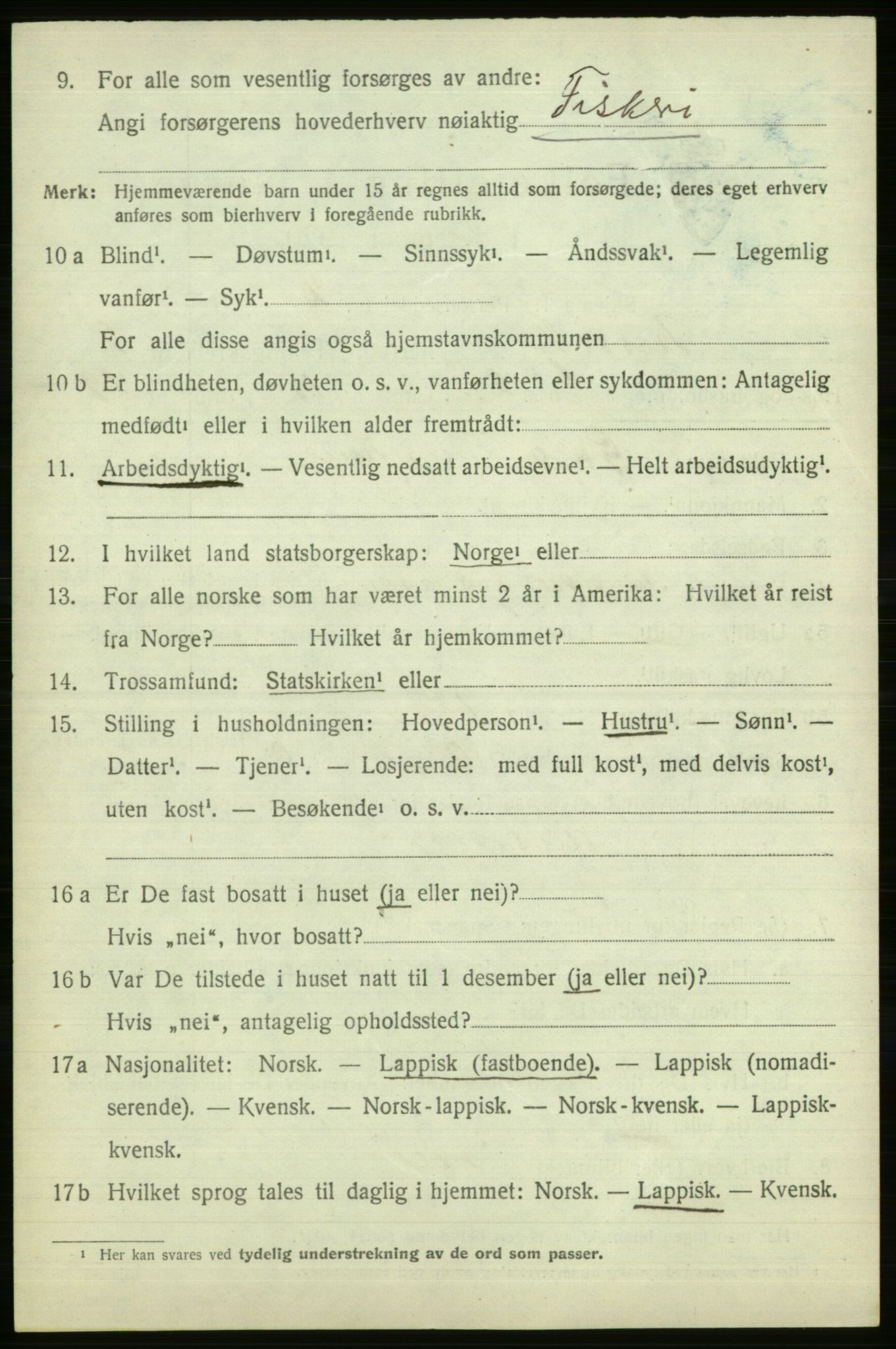 SATØ, Folketelling 1920 for 2027 Nesseby herred, 1920, s. 923