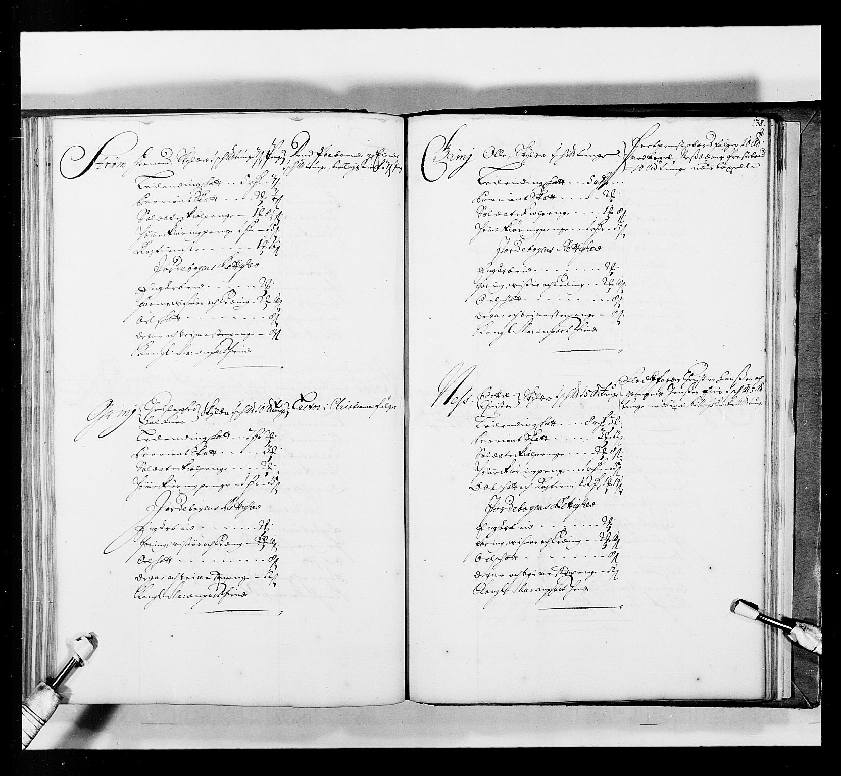 Stattholderembetet 1572-1771, AV/RA-EA-2870/Ek/L0035/0001: Jordebøker 1662-1720: / Matrikkel for Nedre Romerike, 1695, s. 137b-138a