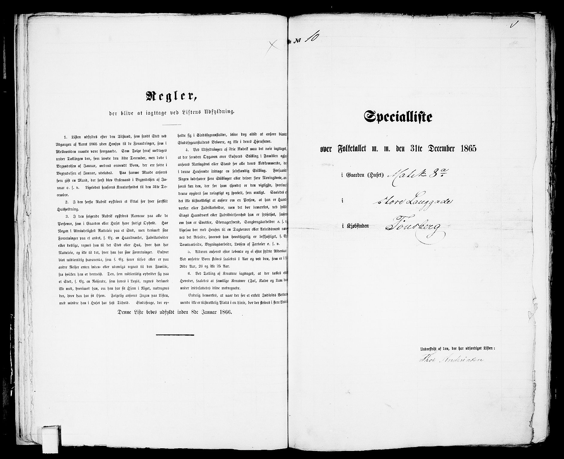RA, Folketelling 1865 for 0705P Tønsberg prestegjeld, 1865, s. 30