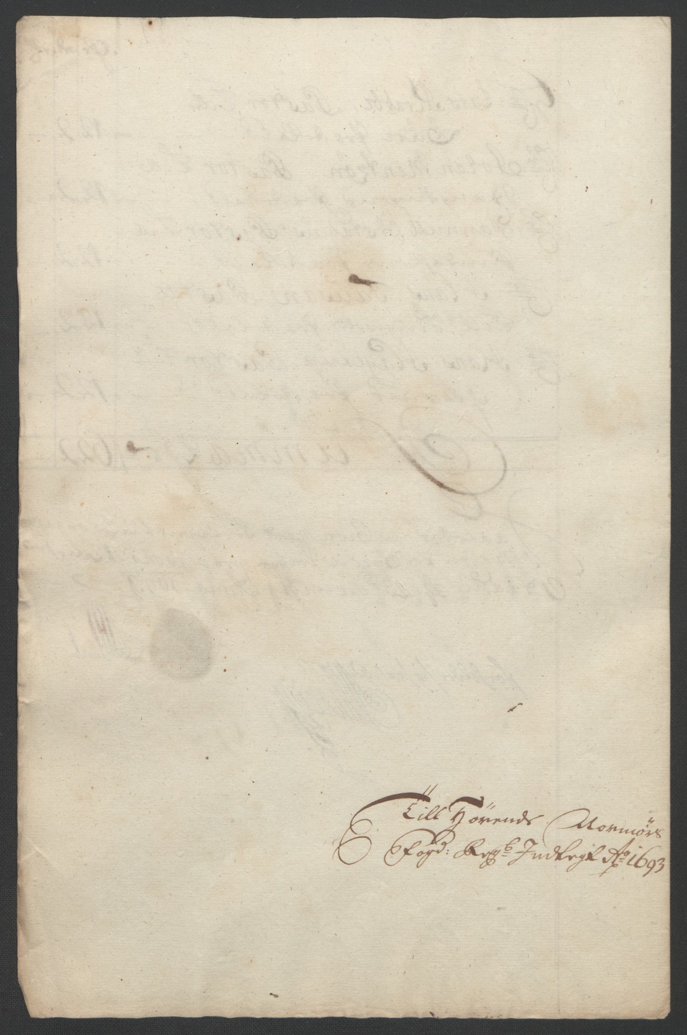 Rentekammeret inntil 1814, Reviderte regnskaper, Fogderegnskap, RA/EA-4092/R56/L3735: Fogderegnskap Nordmøre, 1692-1693, s. 380