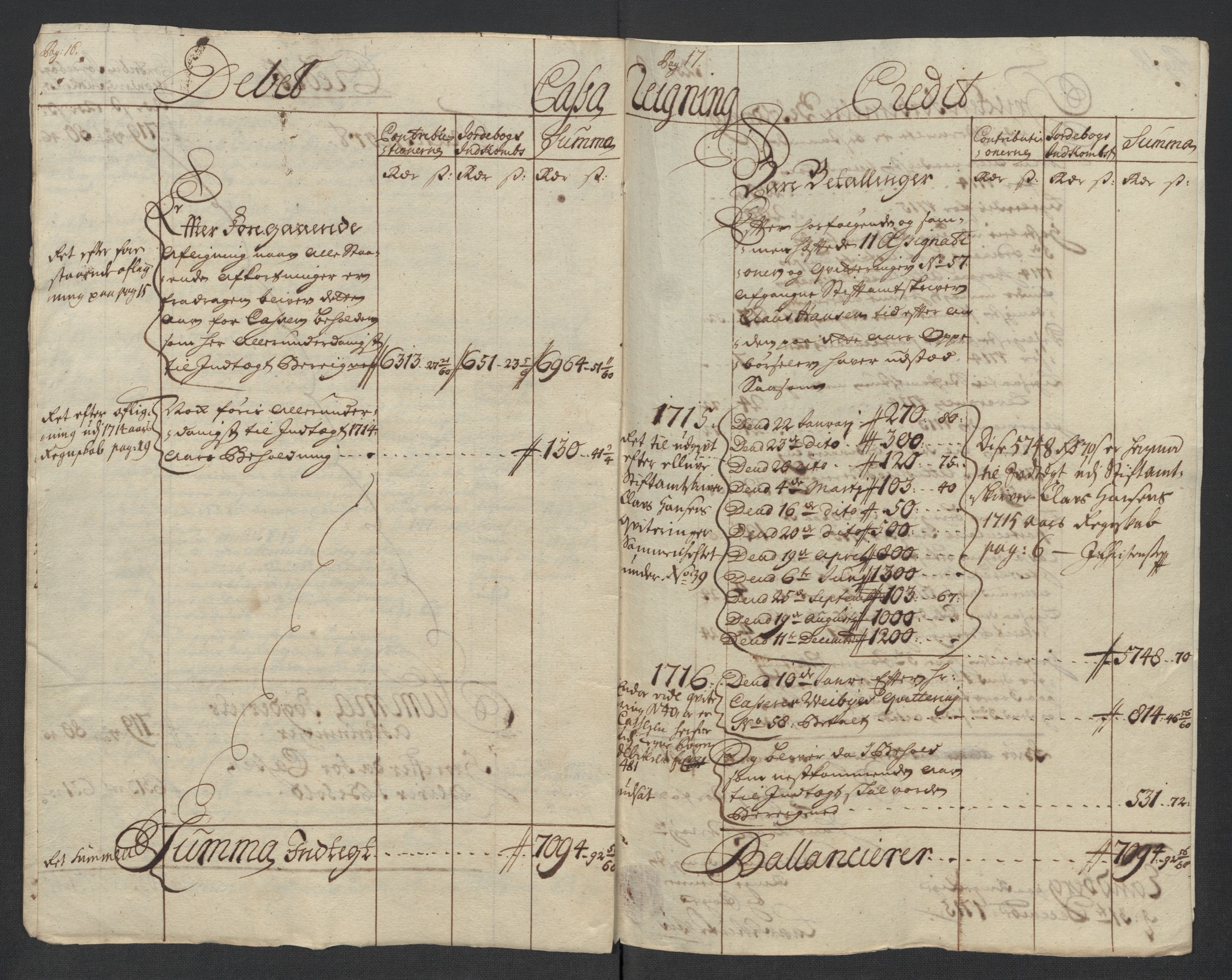 Rentekammeret inntil 1814, Reviderte regnskaper, Fogderegnskap, RA/EA-4092/R23/L1473: Fogderegnskap Ringerike og Hallingdal, 1715, s. 12
