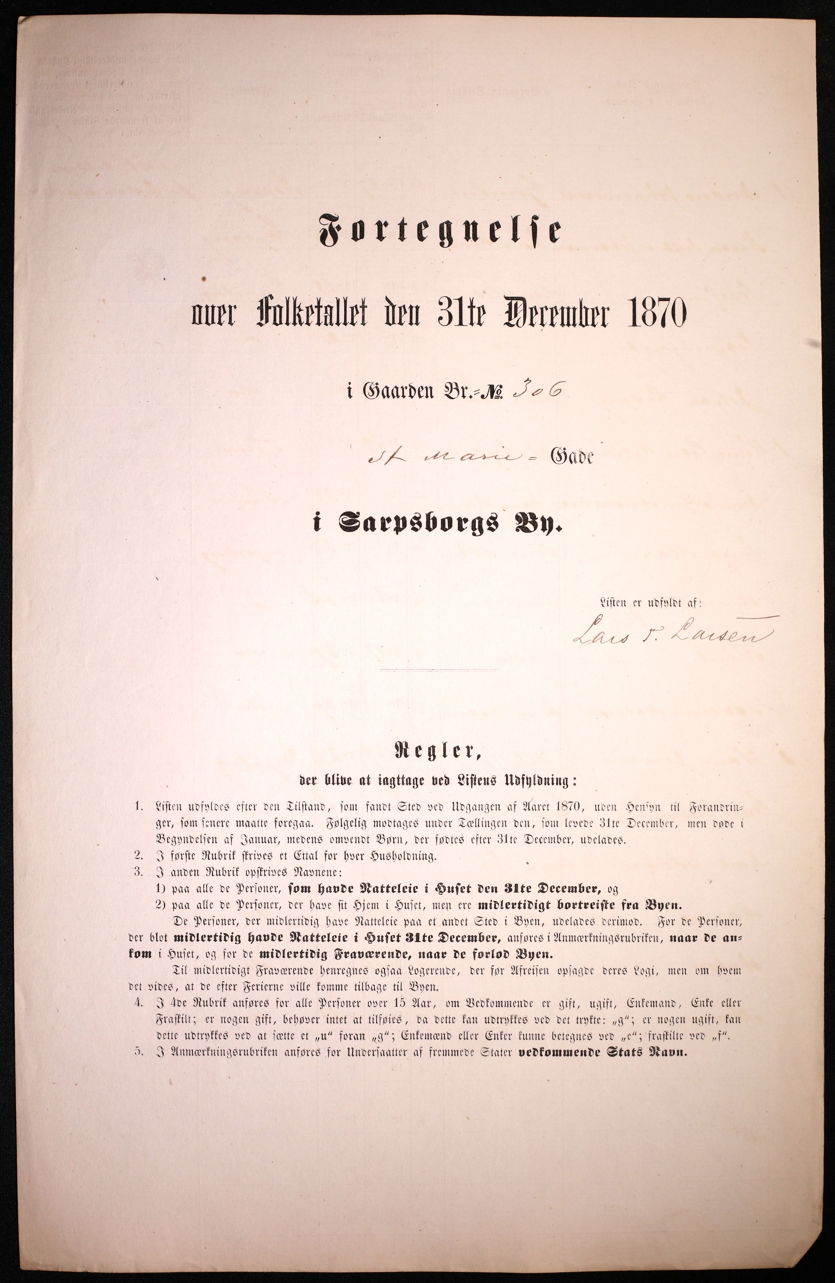 RA, Folketelling 1870 for 0102 Sarpsborg kjøpstad, 1870, s. 223