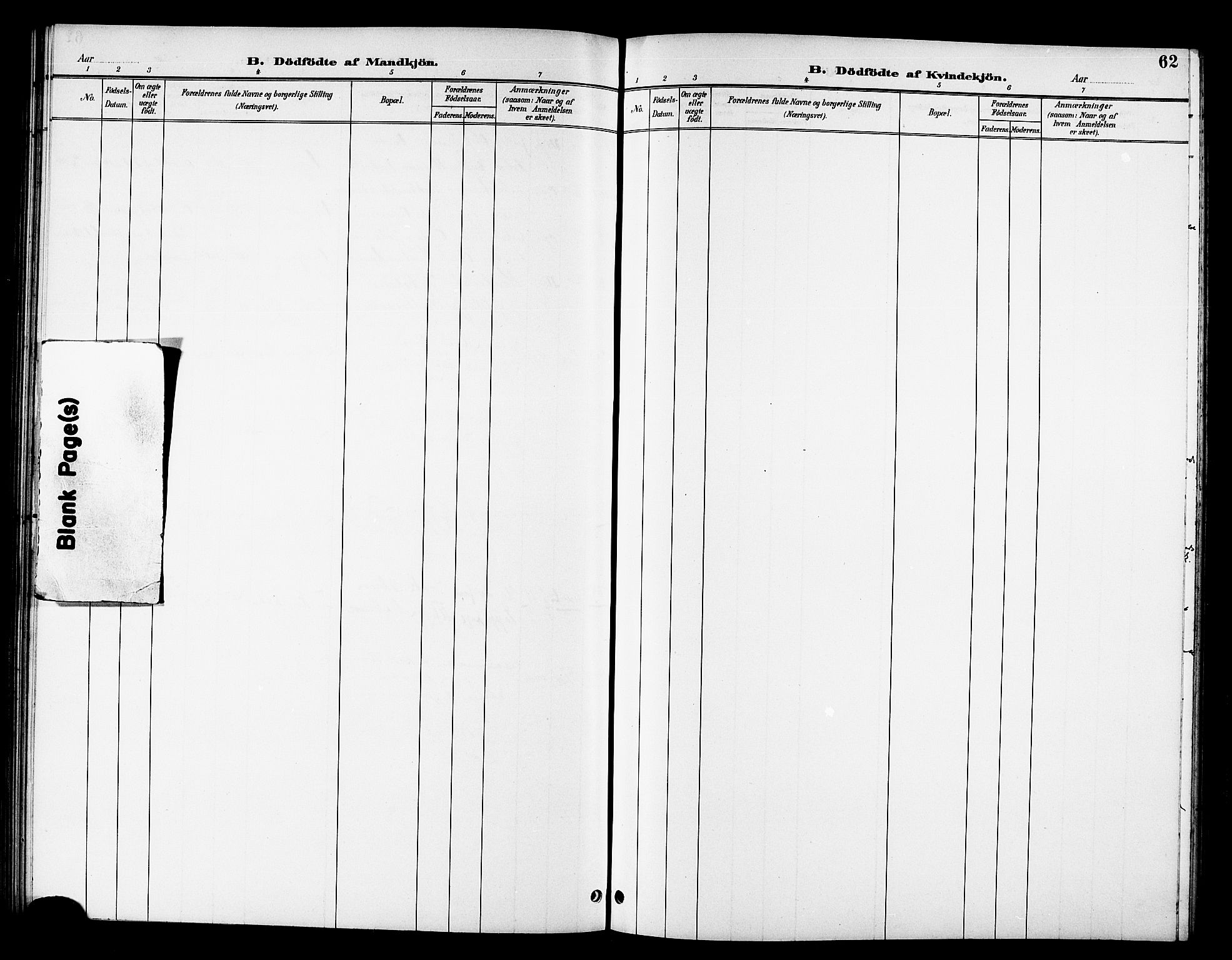 Tana sokneprestkontor, SATØ/S-1334/H/Hb/L0006klokker: Klokkerbok nr. 6, 1892-1909, s. 62