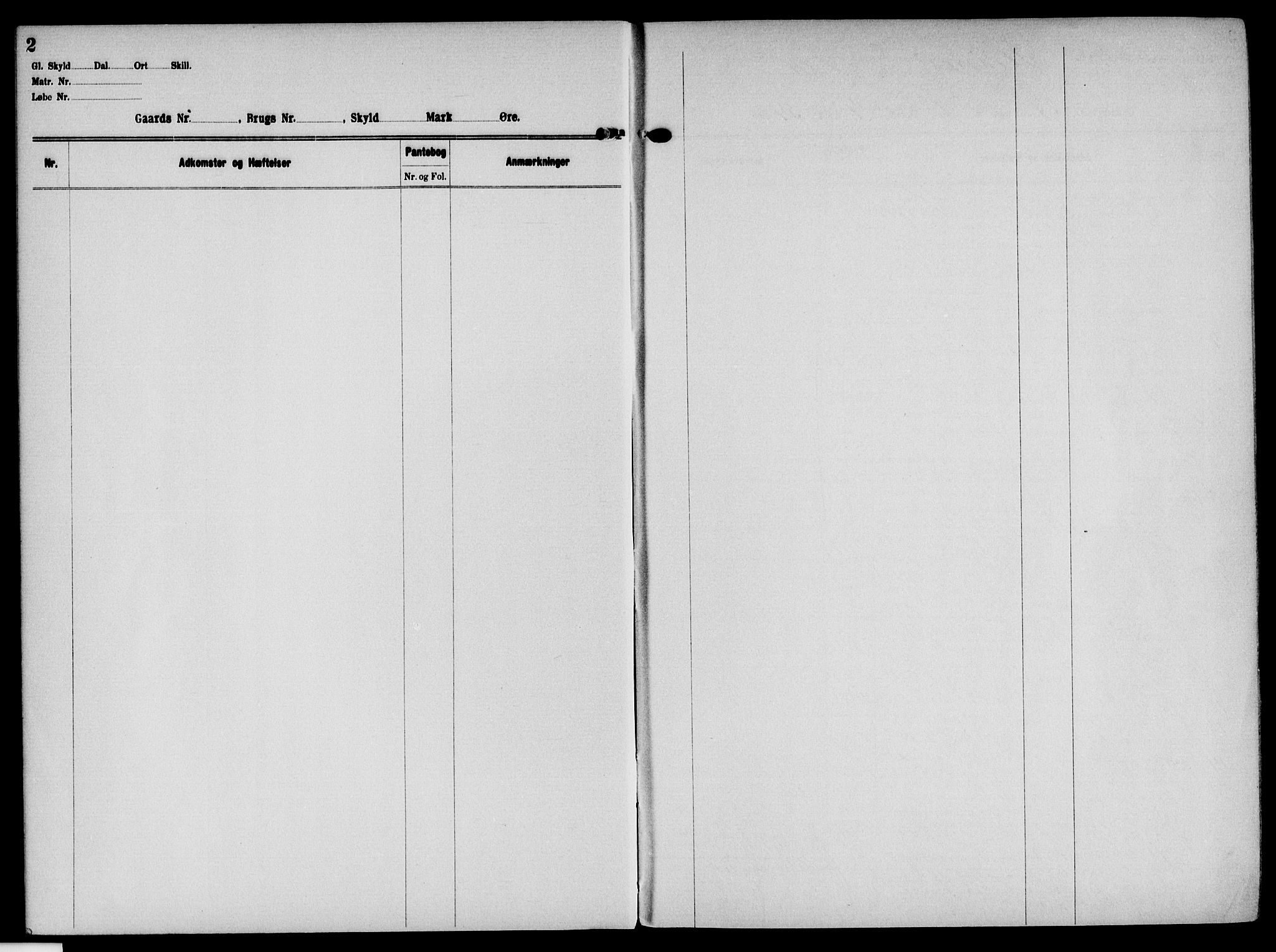 Solør tingrett, SAH/TING-008/H/Ha/Hai/L0002: Panteregister nr. II, 1900-1935, s. 2