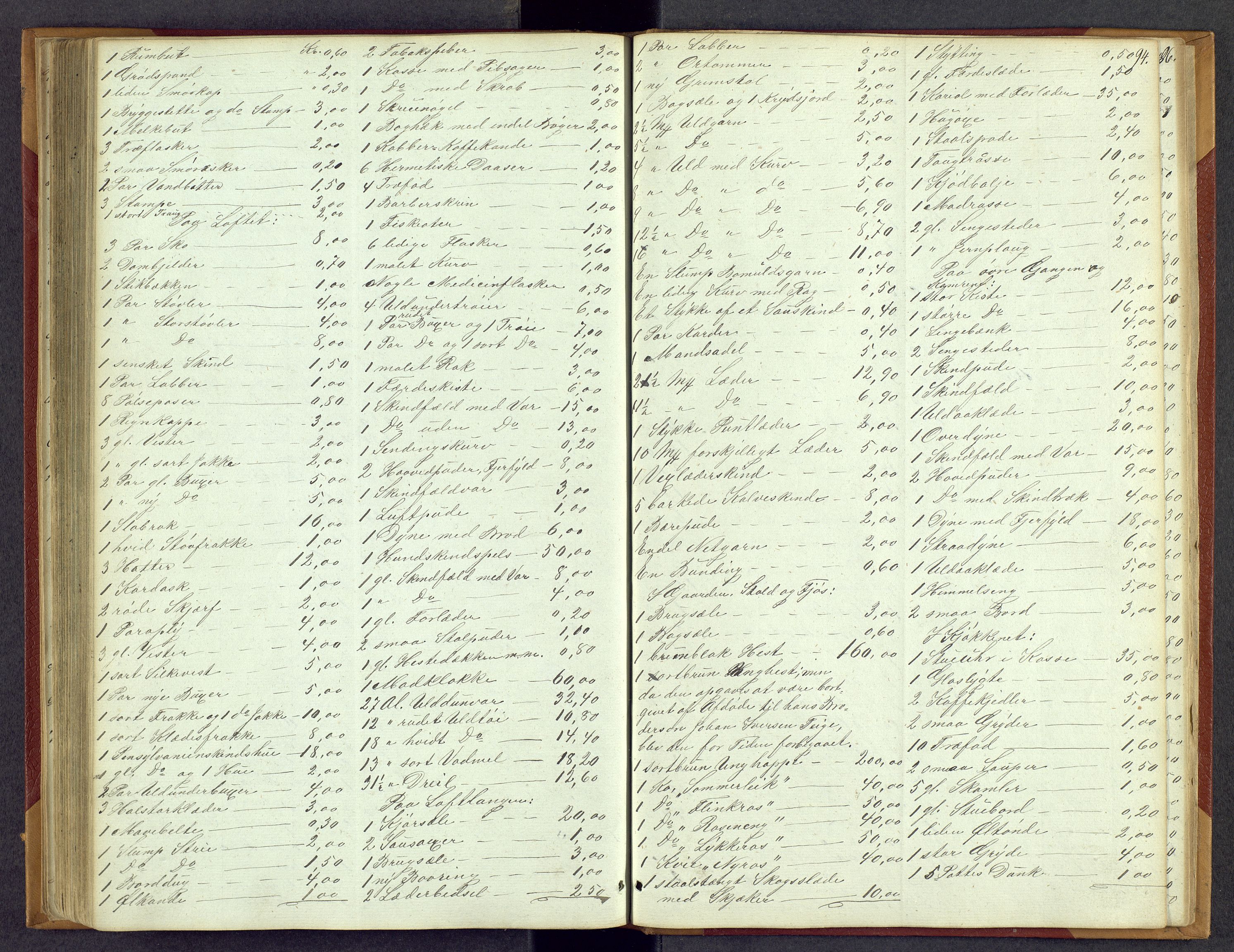 Mellom-Gudbrandsdal sorenskriveri, AV/SAH-TING-038/J/Jb/L0001: Skifteregistreringsprotokoll, 1849-1880, s. 94