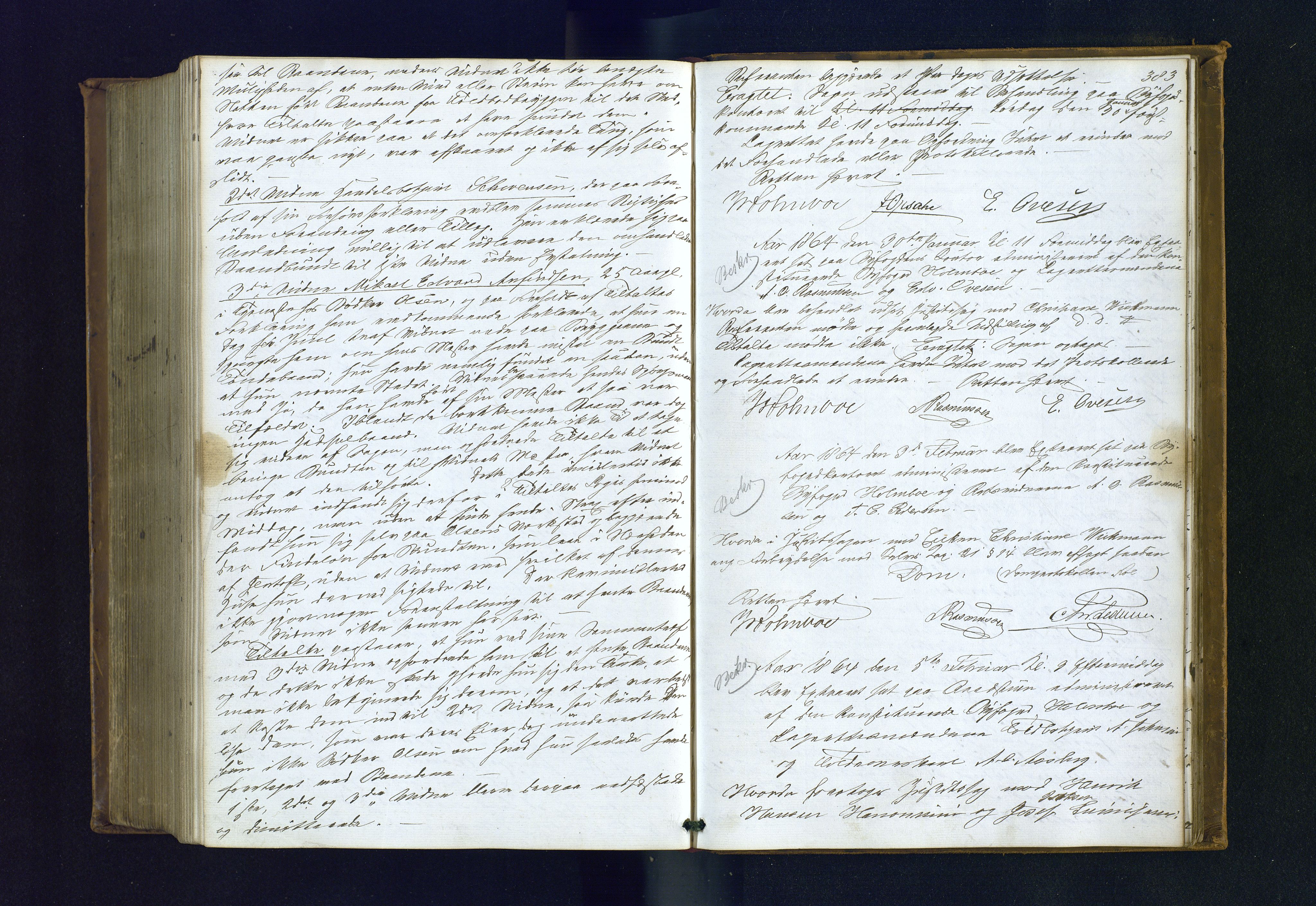 Byfogden i Hammerfest, AV/SATØ-S-0064/G/L0115: Ekstrarettsprotokoll m/reg., 1857-1864, s. 383