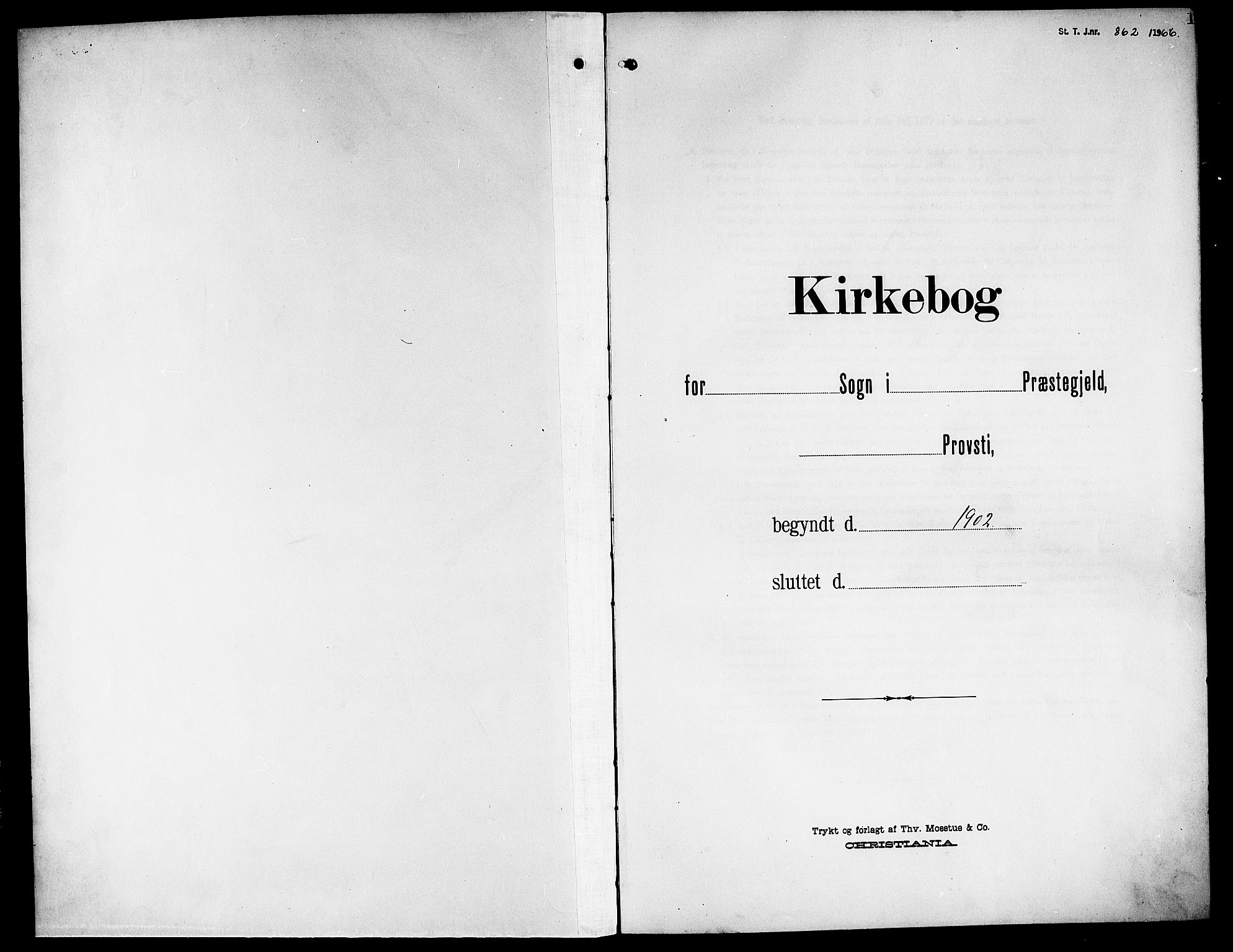 Ministerialprotokoller, klokkerbøker og fødselsregistre - Nordland, SAT/A-1459/871/L1012: Klokkerbok nr. 871C01, 1902-1909, s. 1