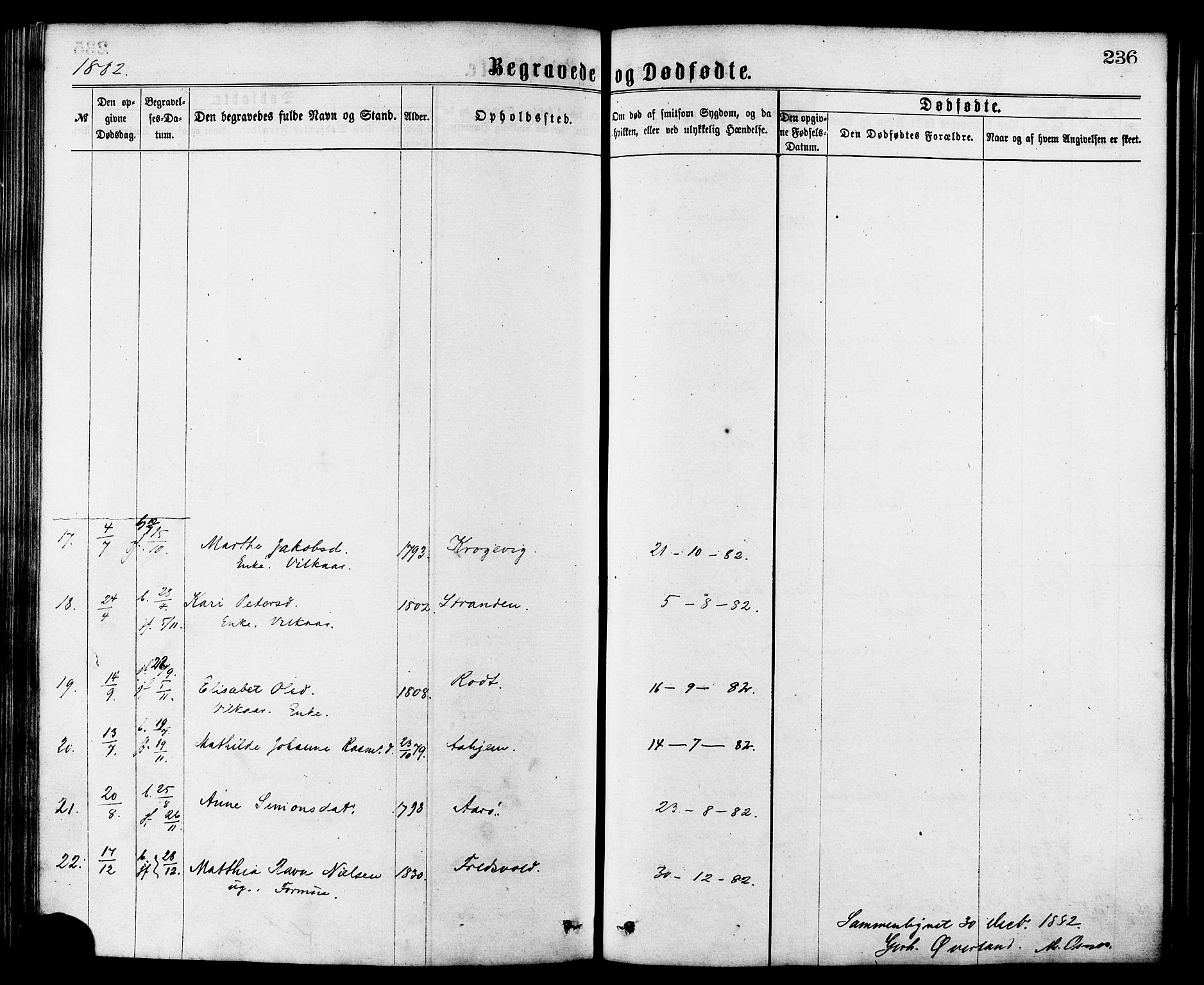 Ministerialprotokoller, klokkerbøker og fødselsregistre - Møre og Romsdal, AV/SAT-A-1454/501/L0007: Ministerialbok nr. 501A07, 1868-1884, s. 236