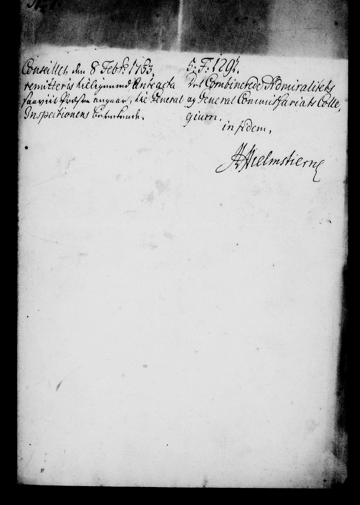 Generalkirkeinspektionskollegiet, DRA/A-0008/F4-06/F4-06-24: Protokollerede indkomne sager, 1753