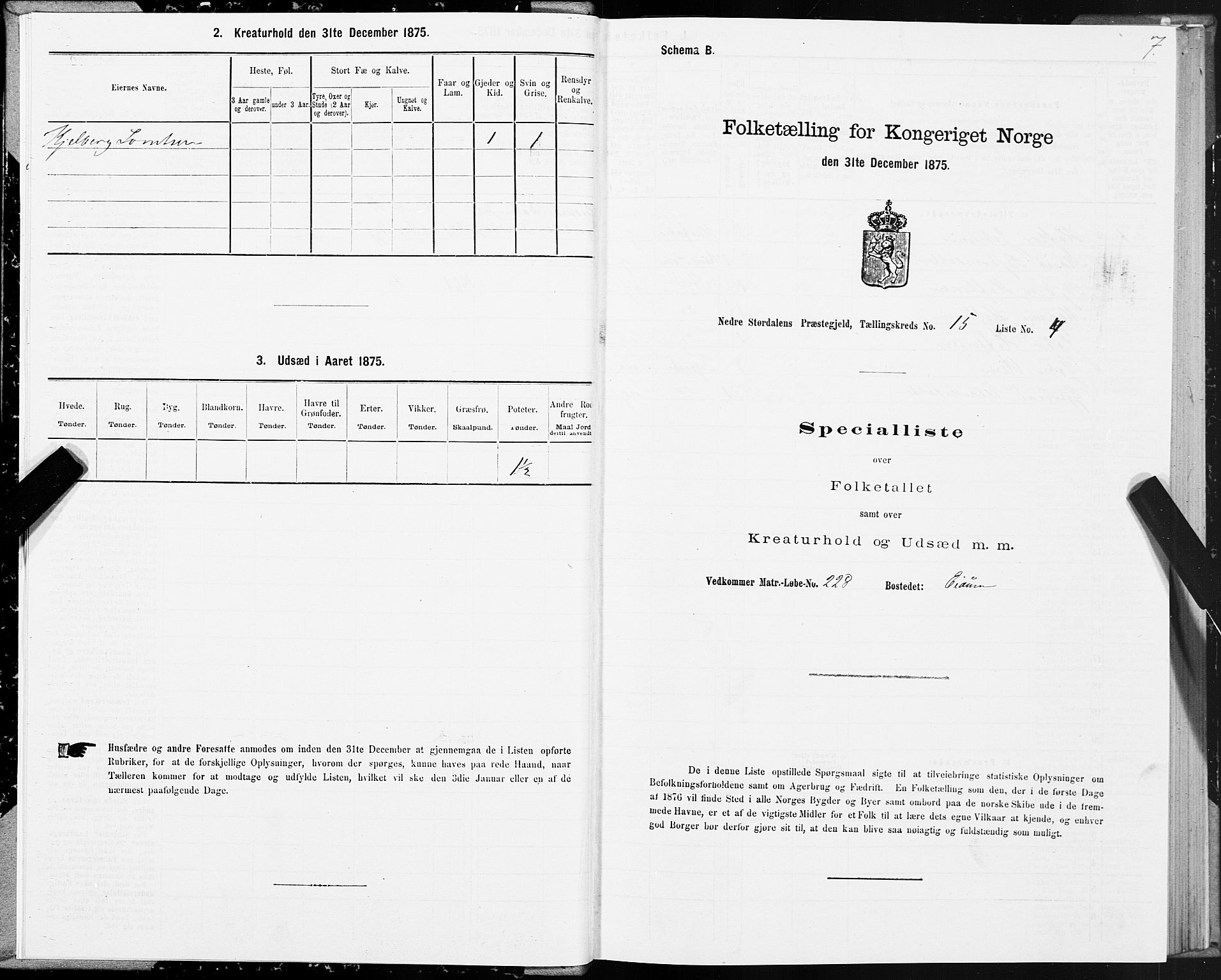 SAT, Folketelling 1875 for 1714P Nedre Stjørdal prestegjeld, 1875, s. 8007