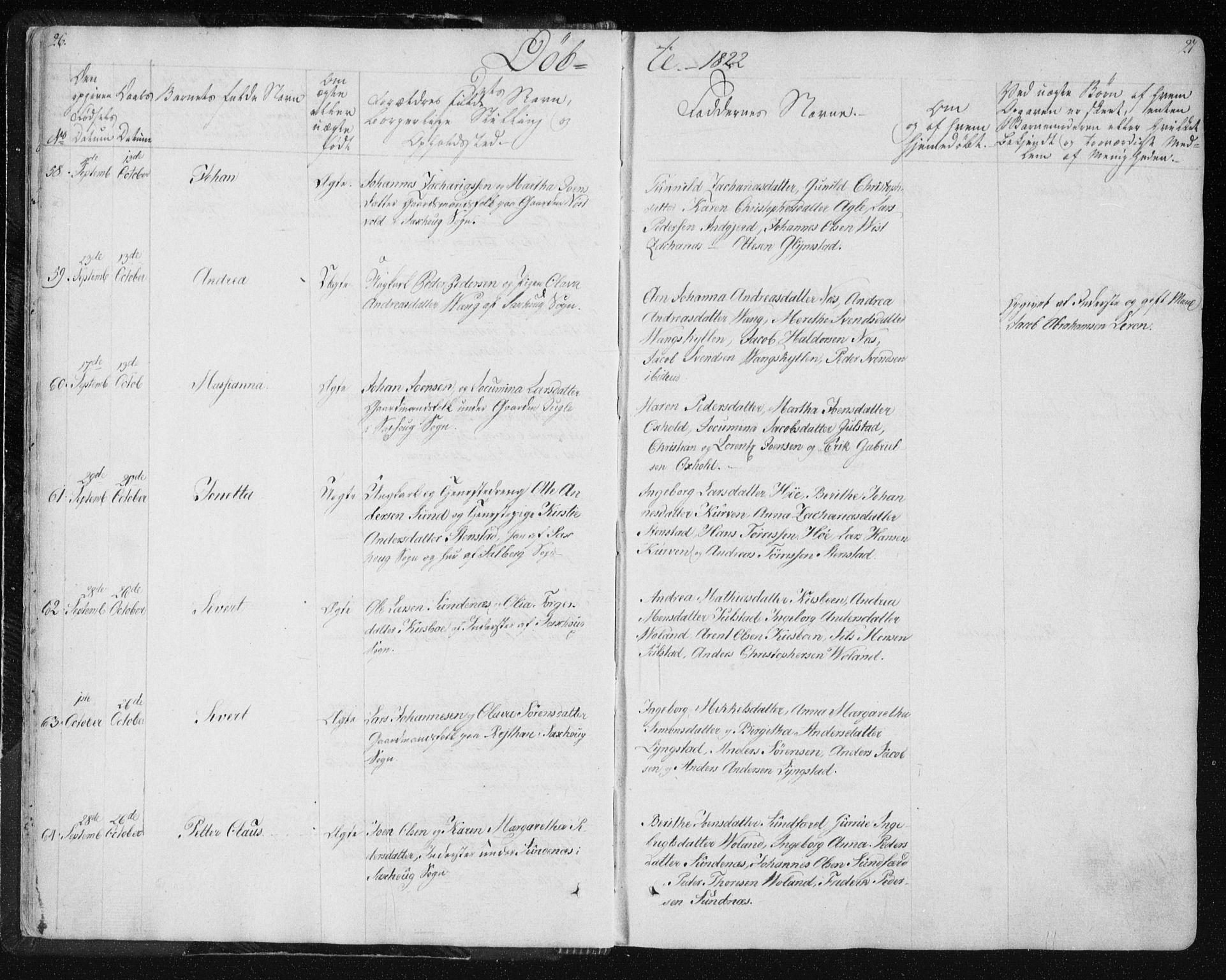 Ministerialprotokoller, klokkerbøker og fødselsregistre - Nord-Trøndelag, SAT/A-1458/730/L0276: Ministerialbok nr. 730A05, 1822-1830, s. 26-27
