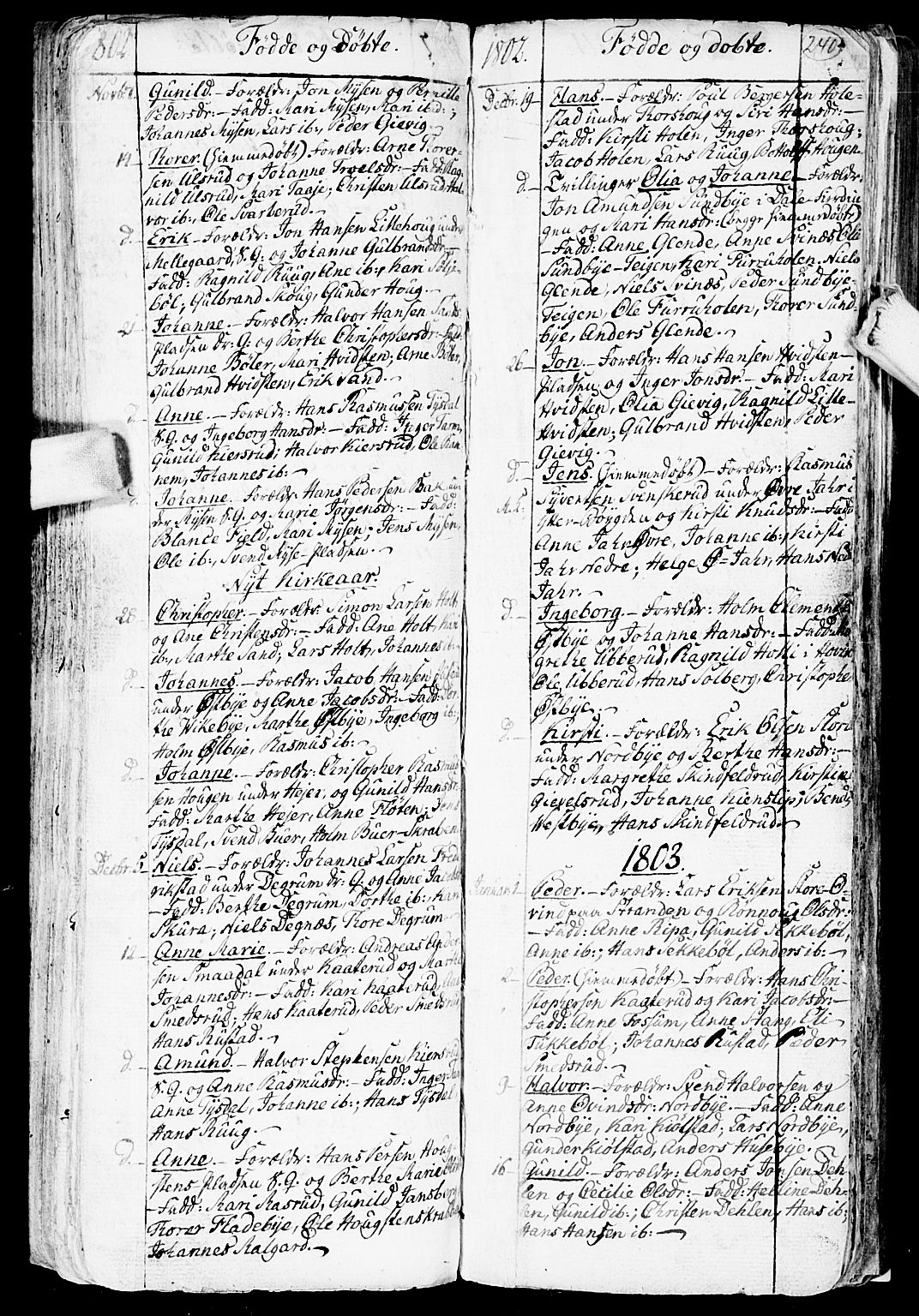 Enebakk prestekontor Kirkebøker, SAO/A-10171c/F/Fa/L0002: Ministerialbok nr. I 2, 1755-1806, s. 239-240