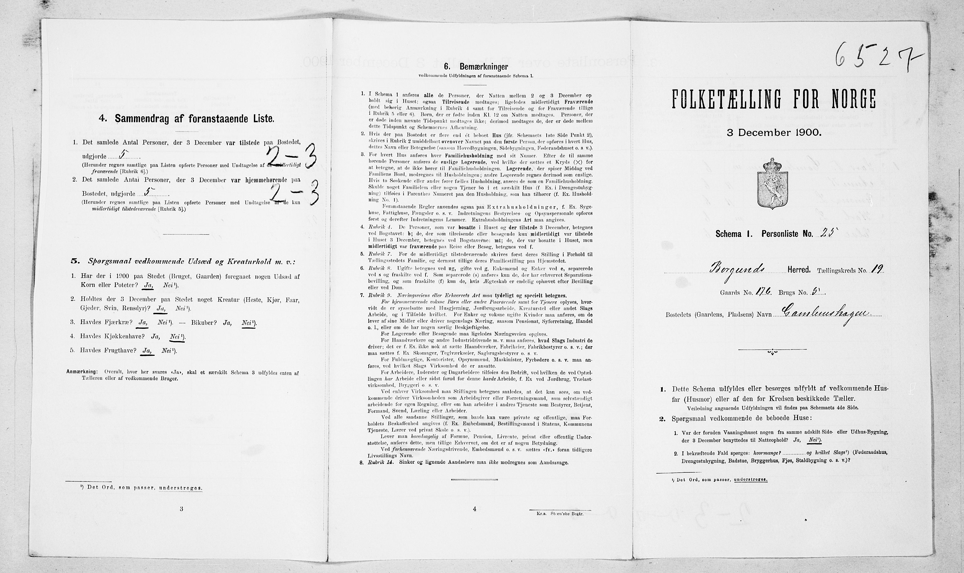 SAT, Folketelling 1900 for 1531 Borgund herred, 1900, s. 1929
