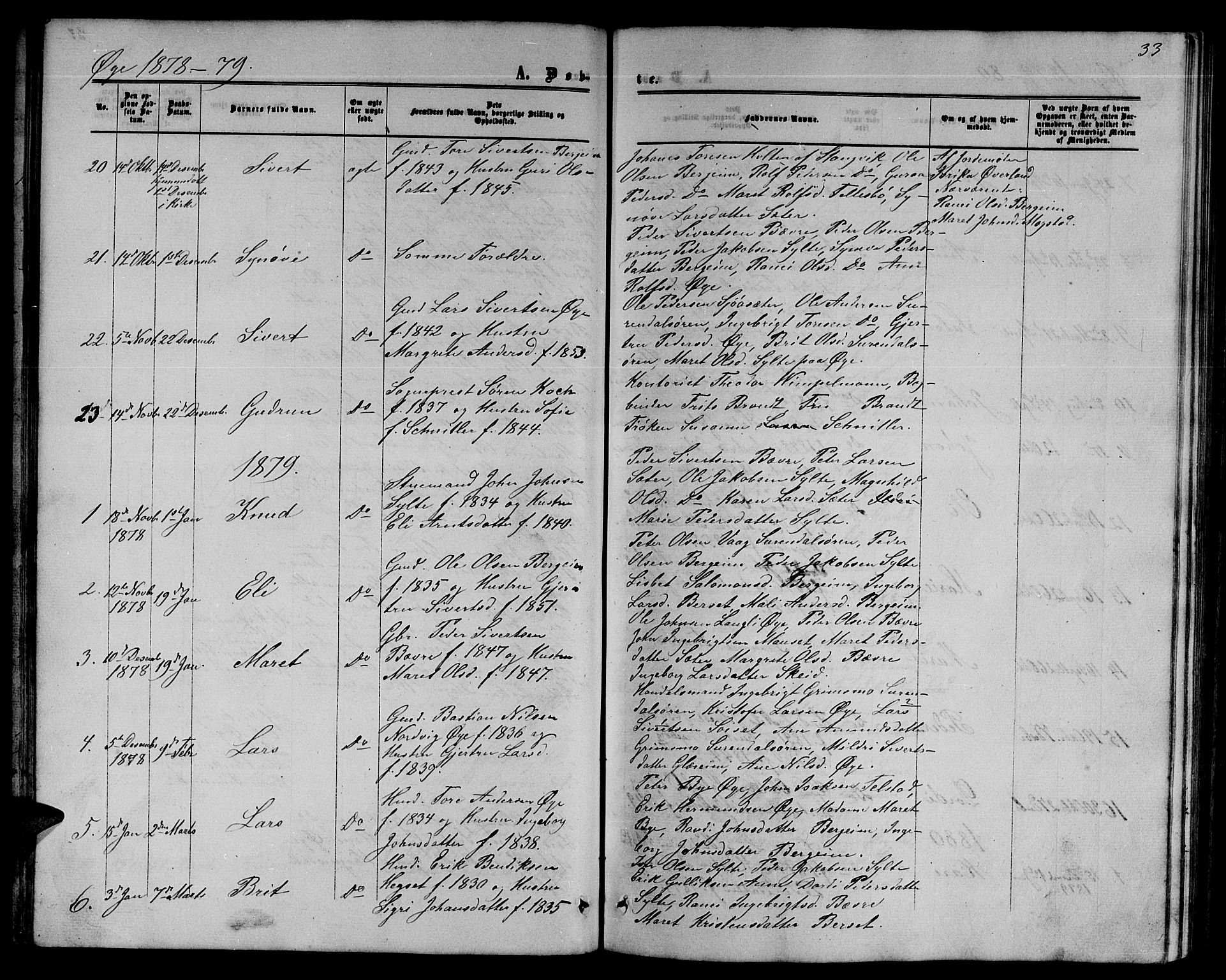 Ministerialprotokoller, klokkerbøker og fødselsregistre - Møre og Romsdal, SAT/A-1454/595/L1051: Klokkerbok nr. 595C03, 1866-1891, s. 33