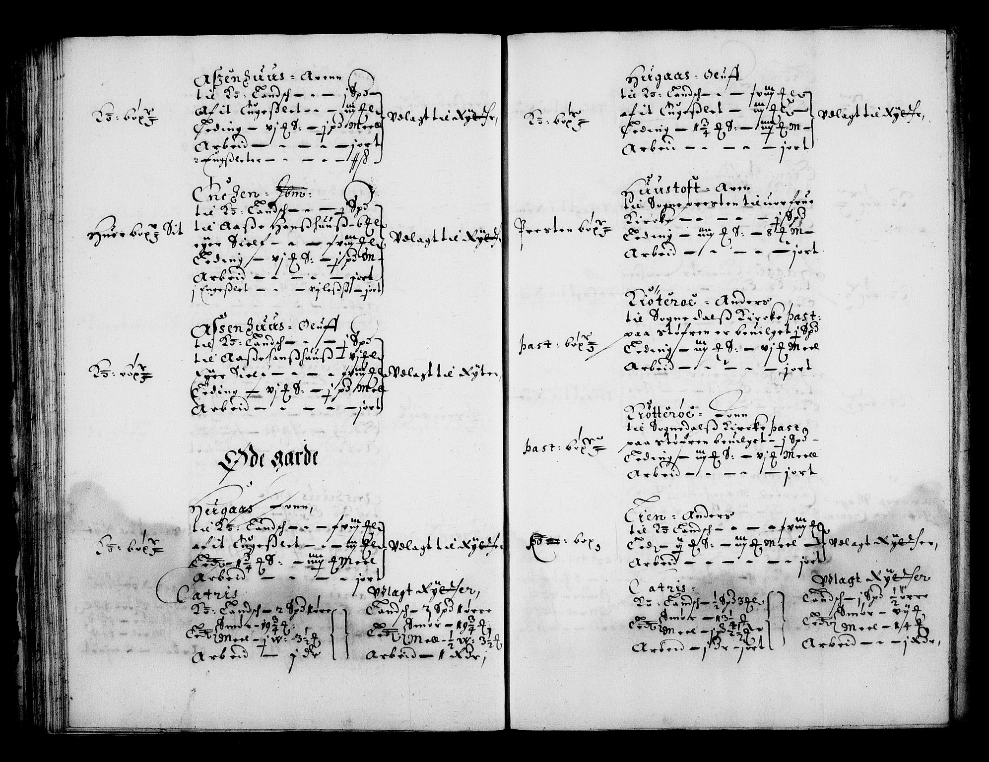 Rentekammeret inntil 1814, Realistisk ordnet avdeling, AV/RA-EA-4070/N/Na/L0002/0004: [XI g]: Trondheims stifts jordebøker: / Gauldal fogderi, 1664