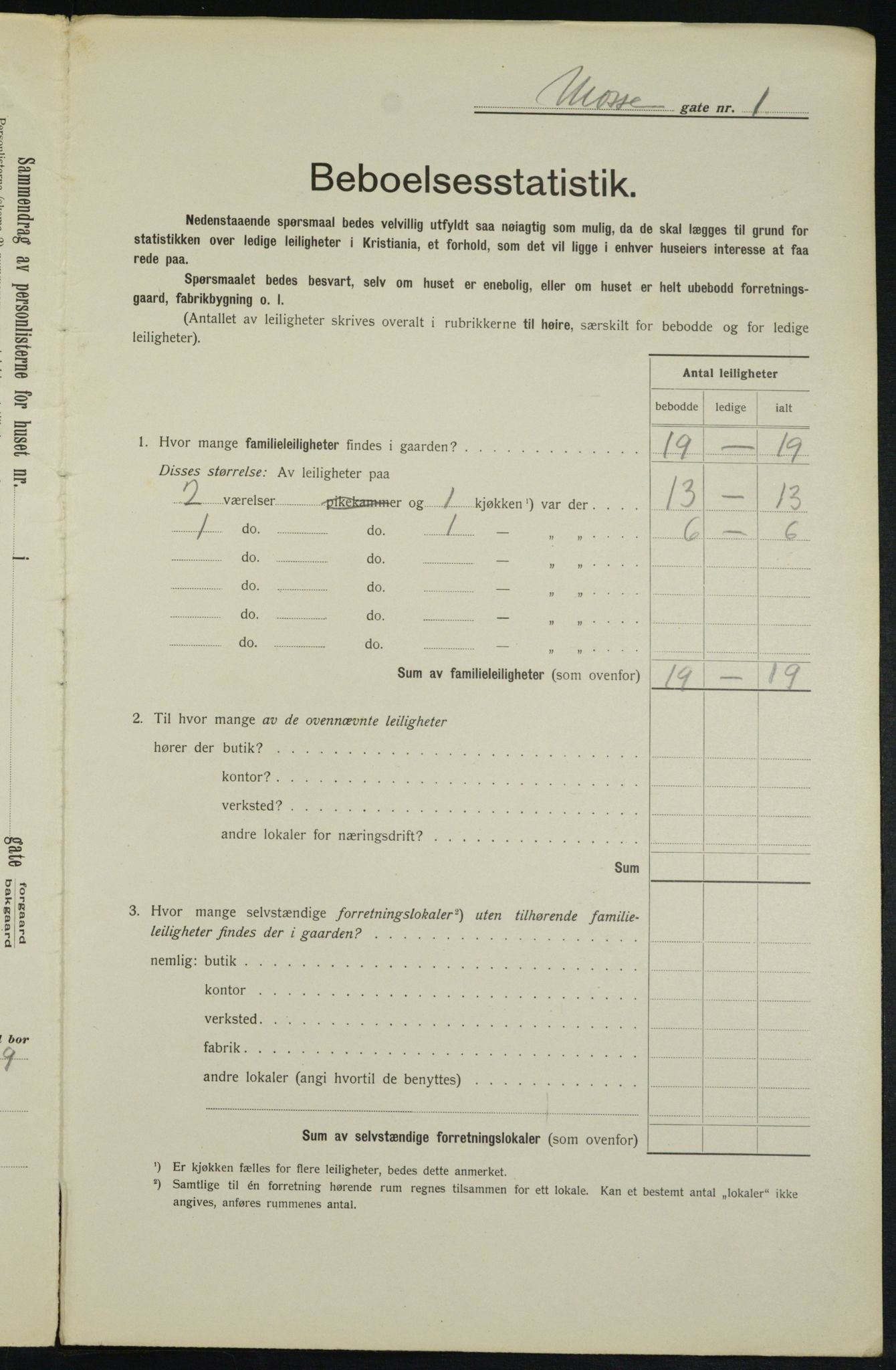 OBA, Kommunal folketelling 1.2.1913 for Kristiania, 1913, s. 65586