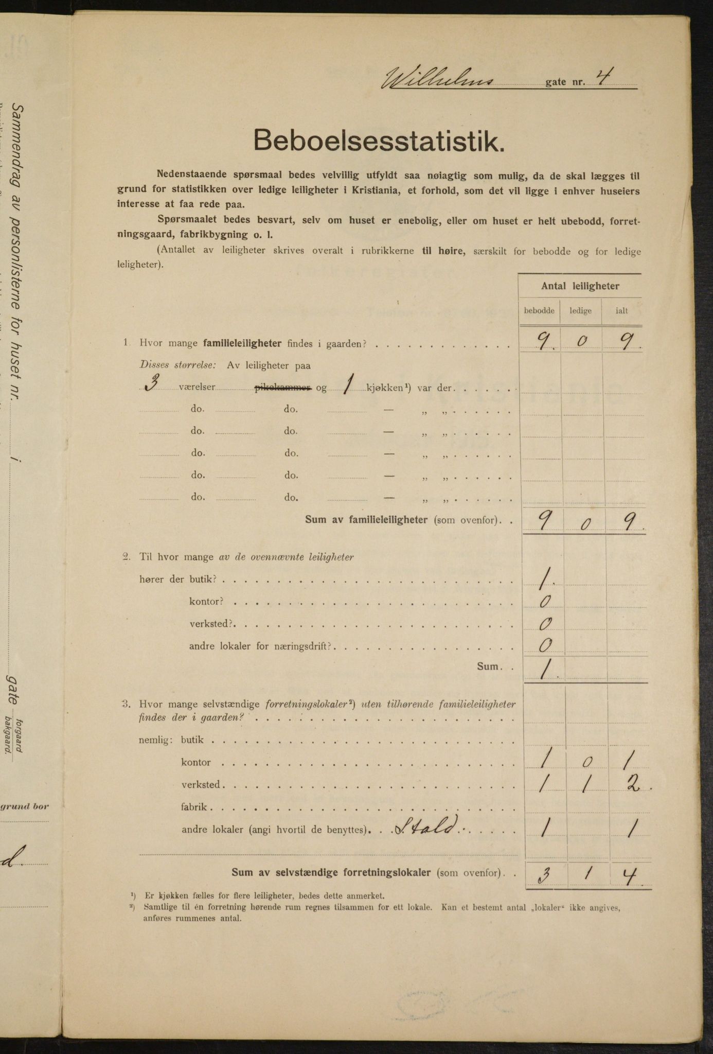 OBA, Kommunal folketelling 1.2.1915 for Kristiania, 1915, s. 128771