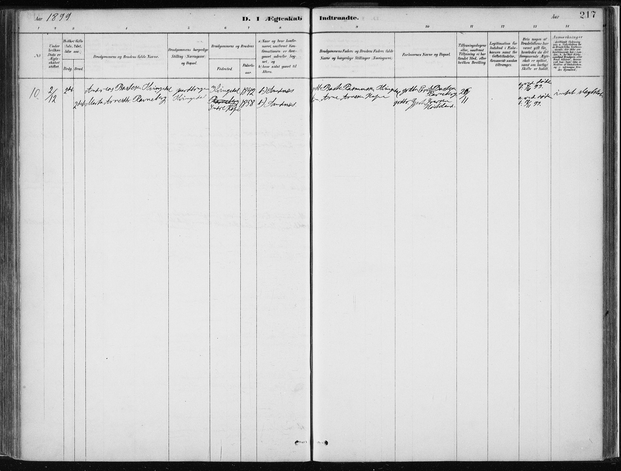 Masfjorden sokneprestembete, AV/SAB-A-77001: Ministerialbok nr. B  1, 1876-1899, s. 217