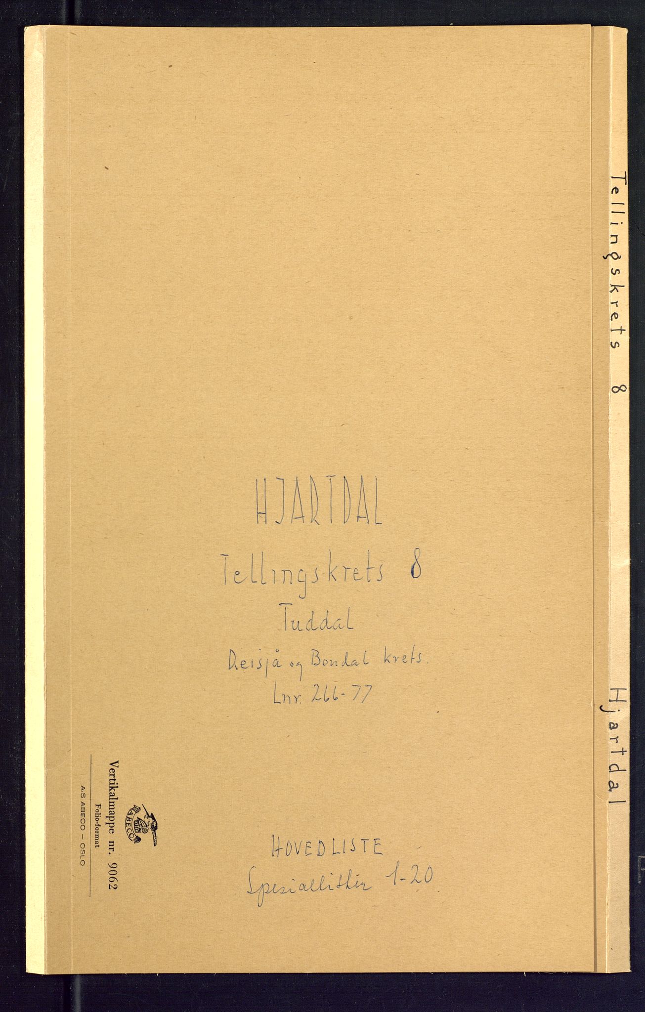 SAKO, Folketelling 1875 for 0827P Hjartdal prestegjeld, 1875, s. 29