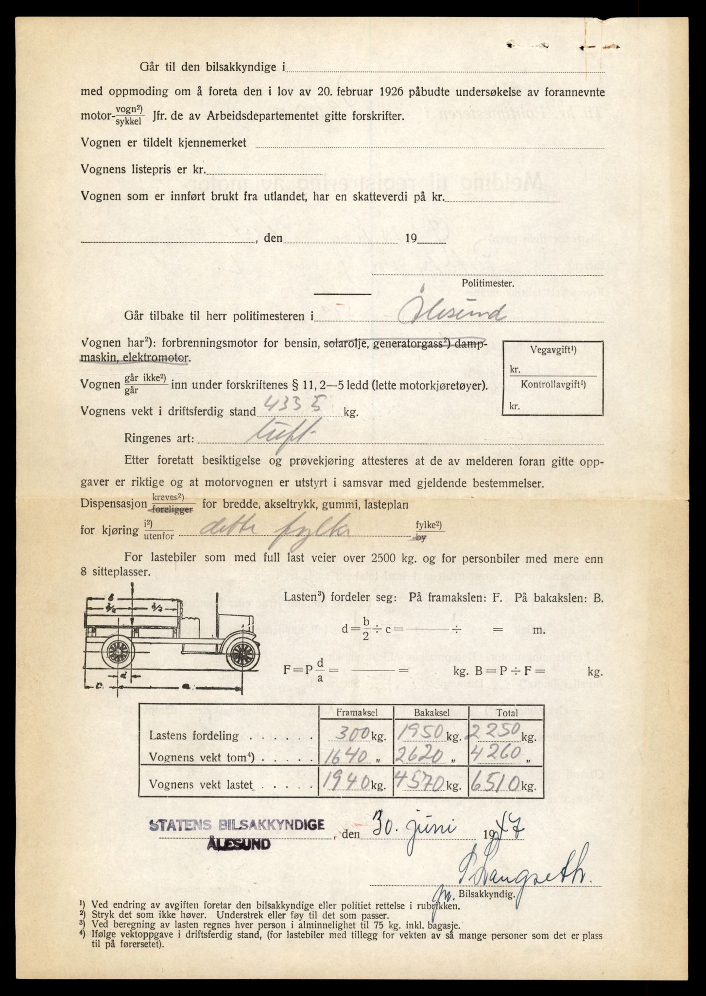 Møre og Romsdal vegkontor - Ålesund trafikkstasjon, AV/SAT-A-4099/F/Fe/L0010: Registreringskort for kjøretøy T 1050 - T 1169, 1927-1998, s. 1563