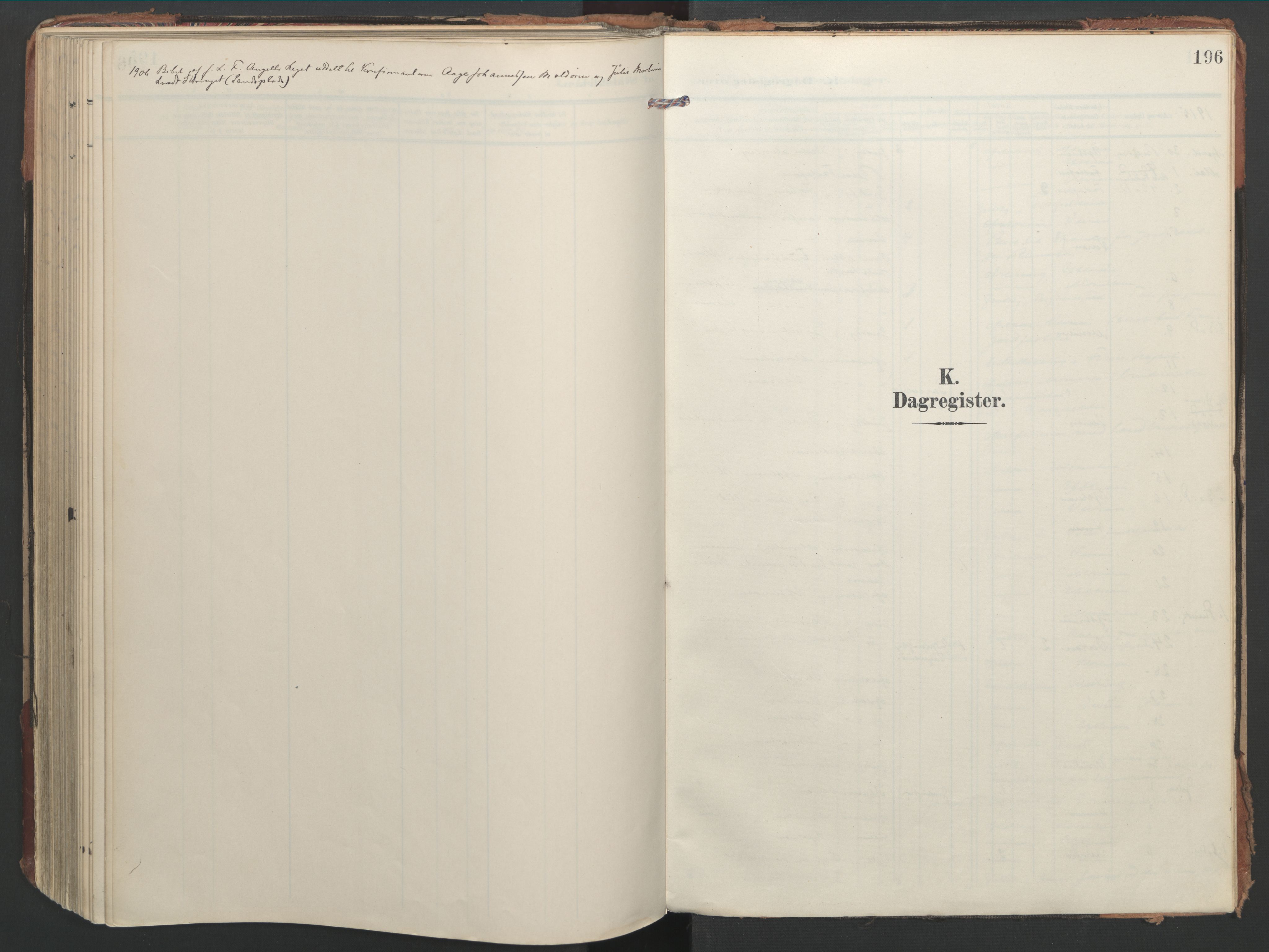 Ministerialprotokoller, klokkerbøker og fødselsregistre - Nord-Trøndelag, AV/SAT-A-1458/744/L0421: Ministerialbok nr. 744A05, 1905-1930, s. 196