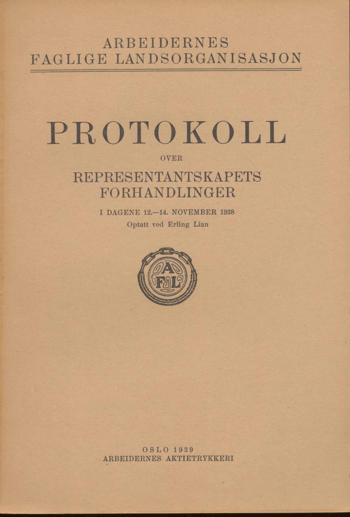 Landsorganisasjonen i Norge, AAB/ARK-1579, 1911-1953, s. 258