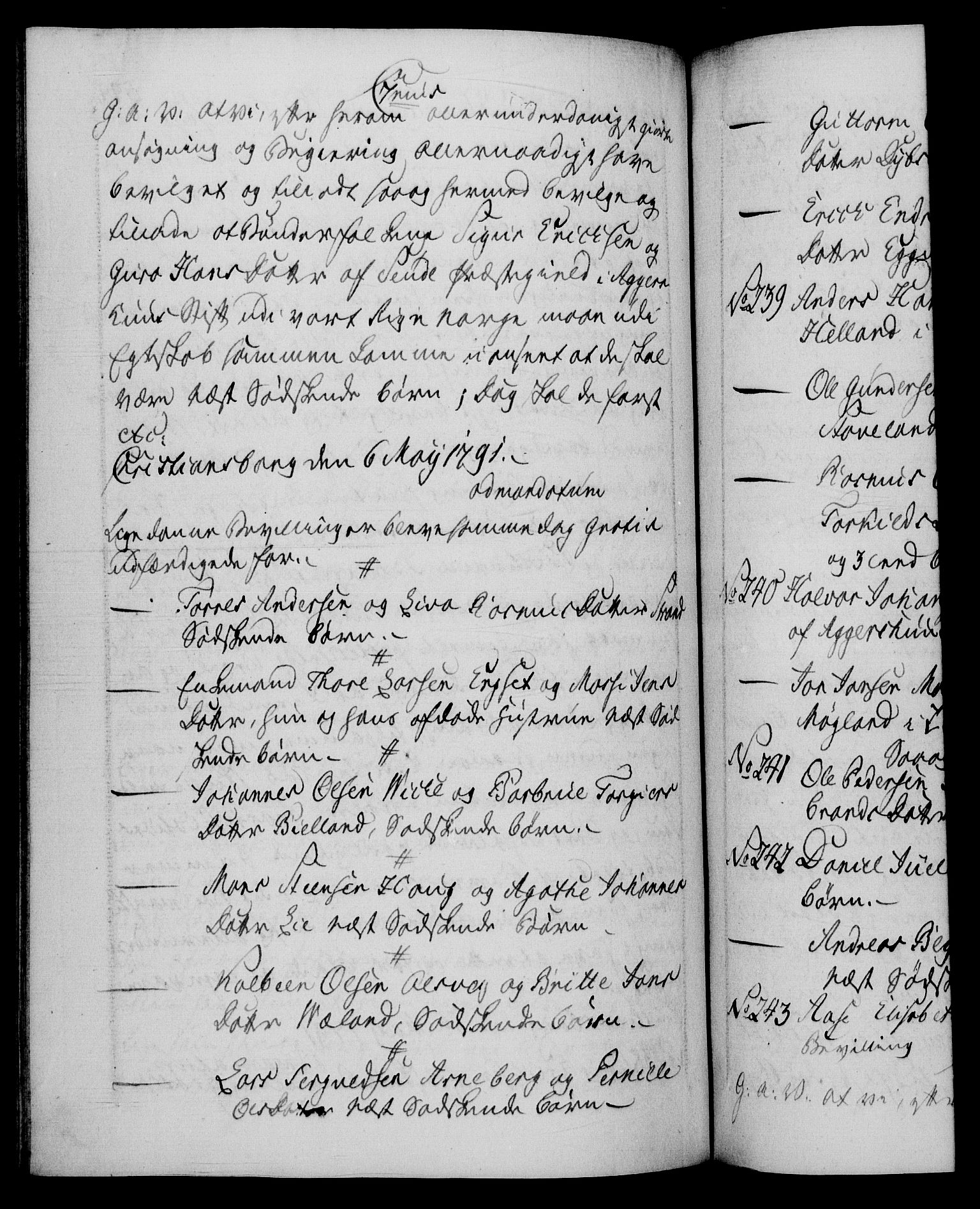 Danske Kanselli 1572-1799, AV/RA-EA-3023/F/Fc/Fca/Fcaa/L0053: Norske registre, 1790-1791, s. 599b