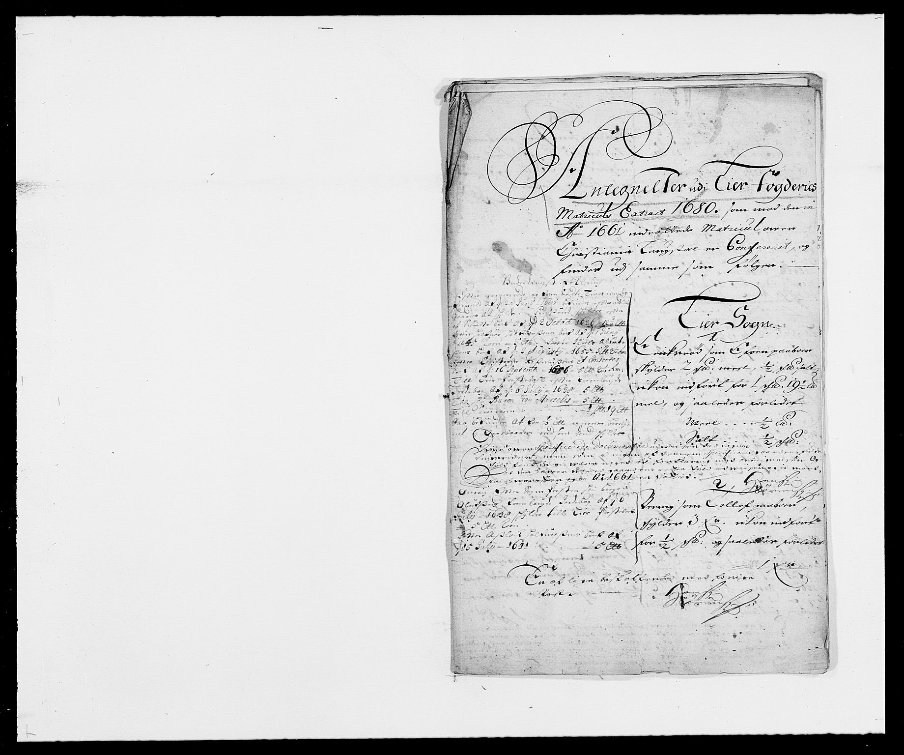 Rentekammeret inntil 1814, Reviderte regnskaper, Fogderegnskap, RA/EA-4092/R27/L1687: Fogderegnskap Lier, 1678-1686, s. 419