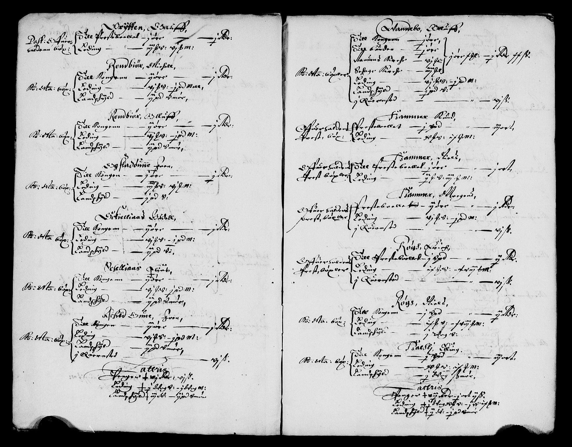 Rentekammeret inntil 1814, Reviderte regnskaper, Lensregnskaper, AV/RA-EA-5023/R/Rb/Rbw/L0146: Trondheim len, 1661