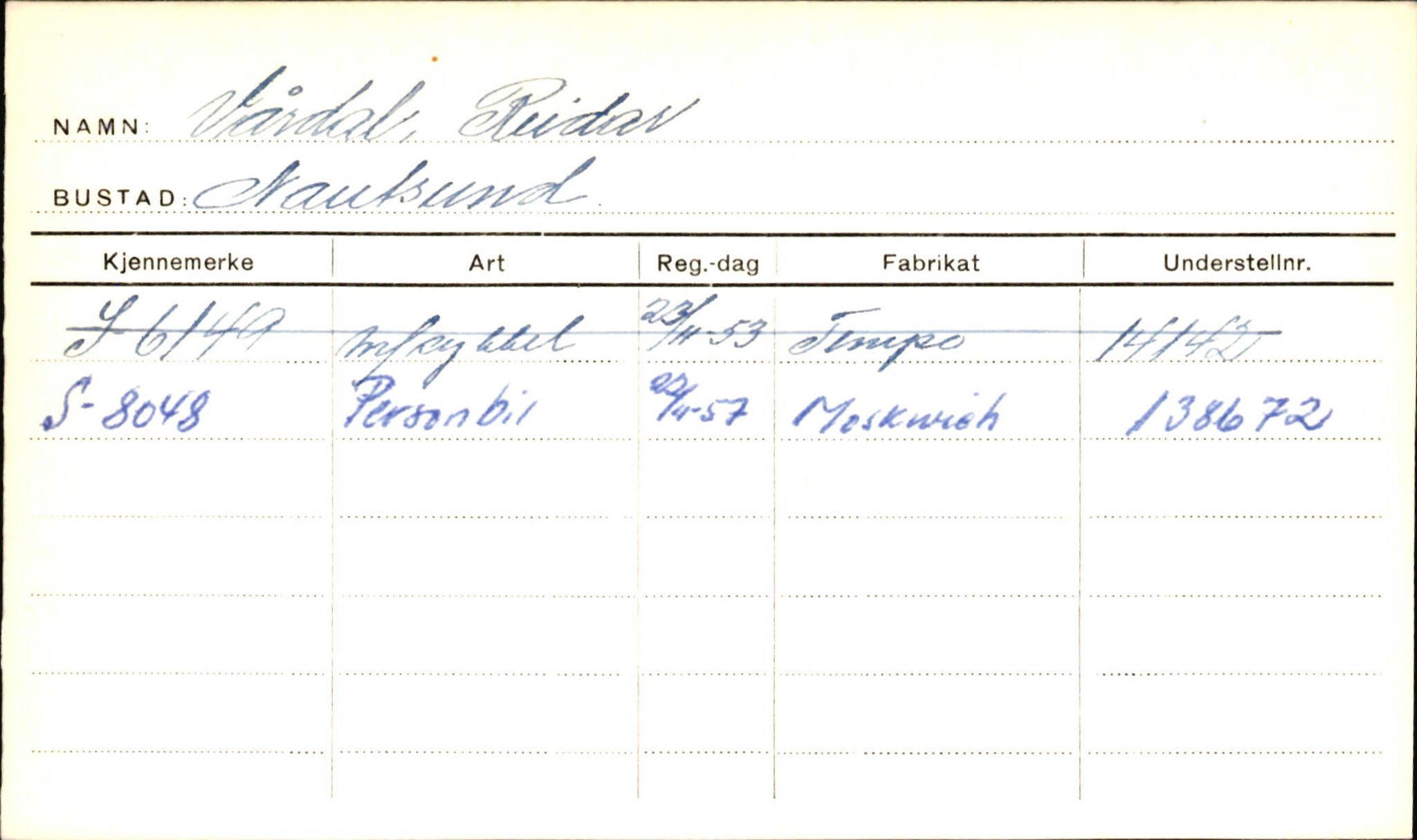 Statens vegvesen, Sogn og Fjordane vegkontor, AV/SAB-A-5301/4/F/L0002: Eigarregister Fjordane til 1.6.1961, 1930-1961, s. 572