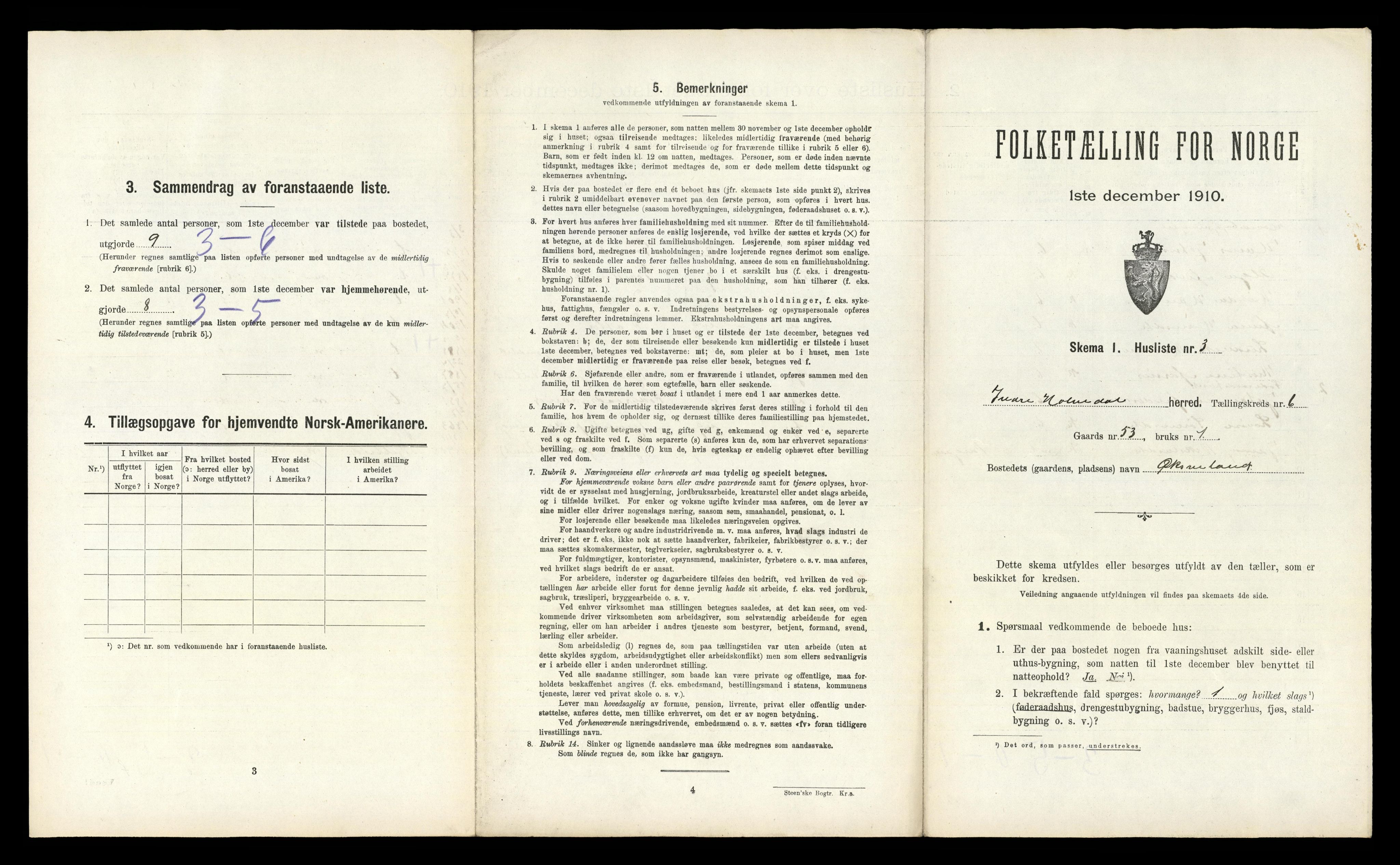 RA, Folketelling 1910 for 1430 Indre Holmedal herred, 1910, s. 432