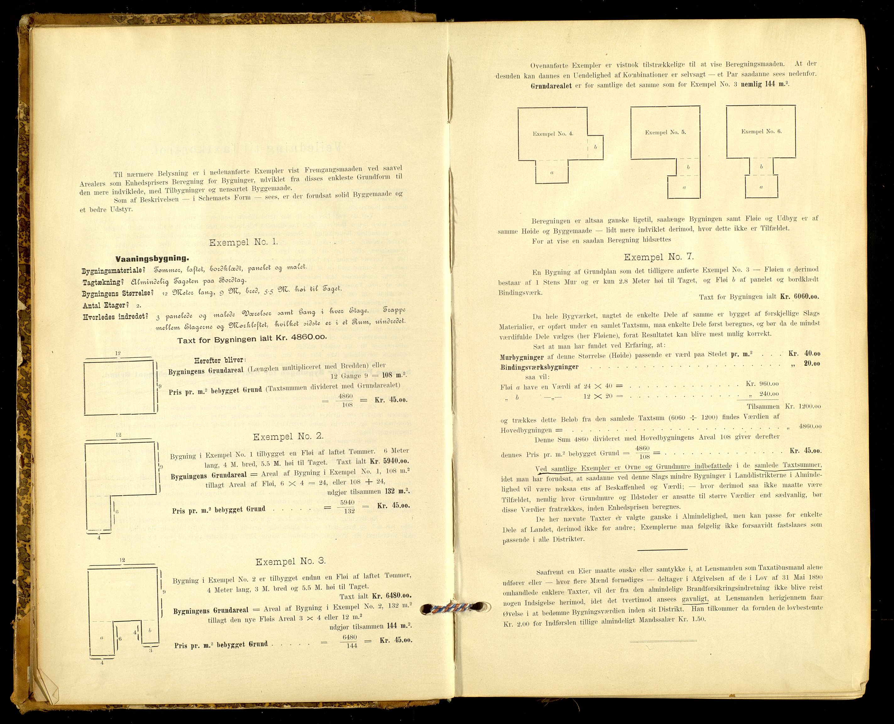 Norges Brannkasse, Øyer, AV/SAH-NBRANO-038/F/L0006: Branntakstprotokoll, 1895-1900