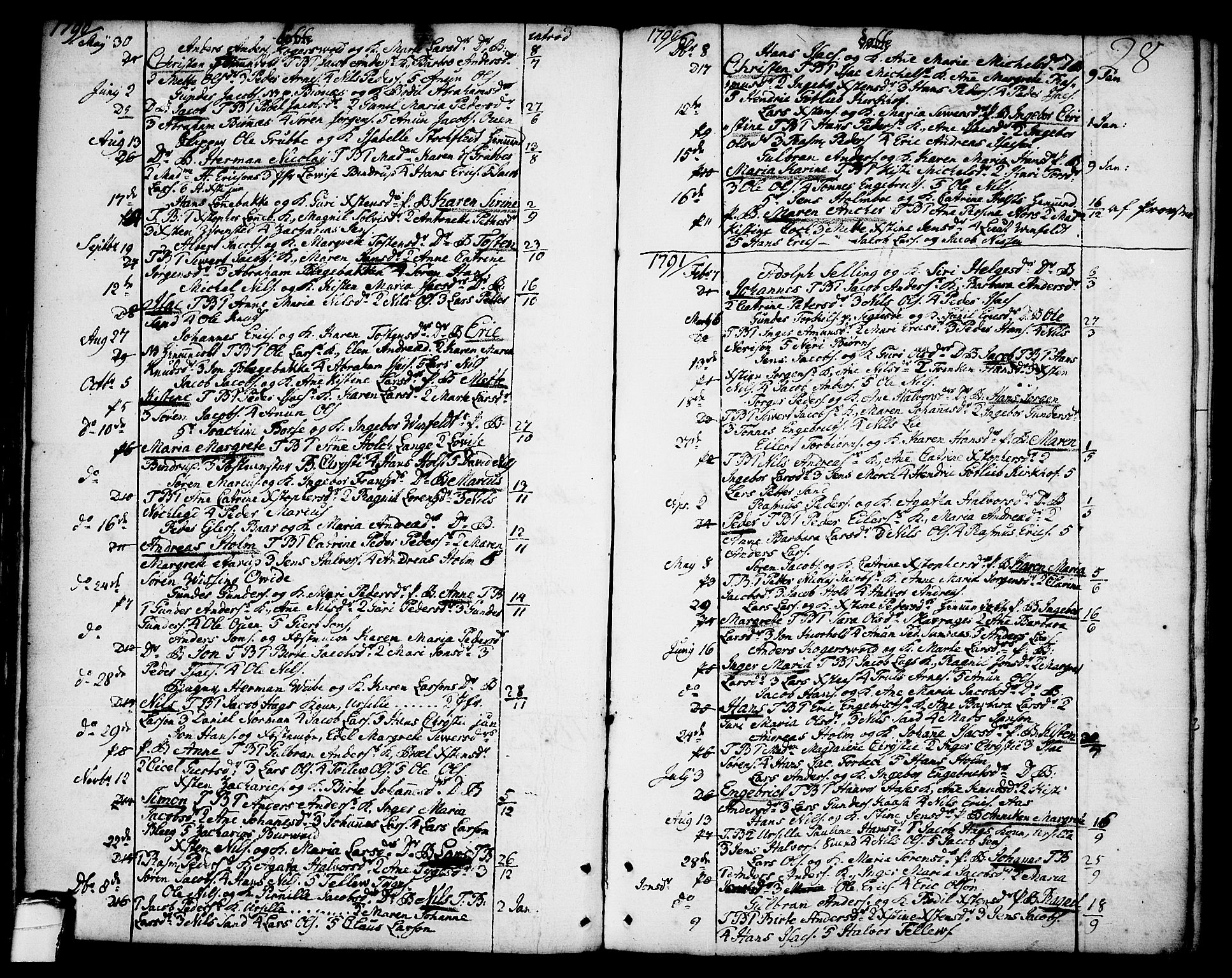 Brevik kirkebøker, AV/SAKO-A-255/F/Fa/L0003: Ministerialbok nr. 3, 1764-1814, s. 28