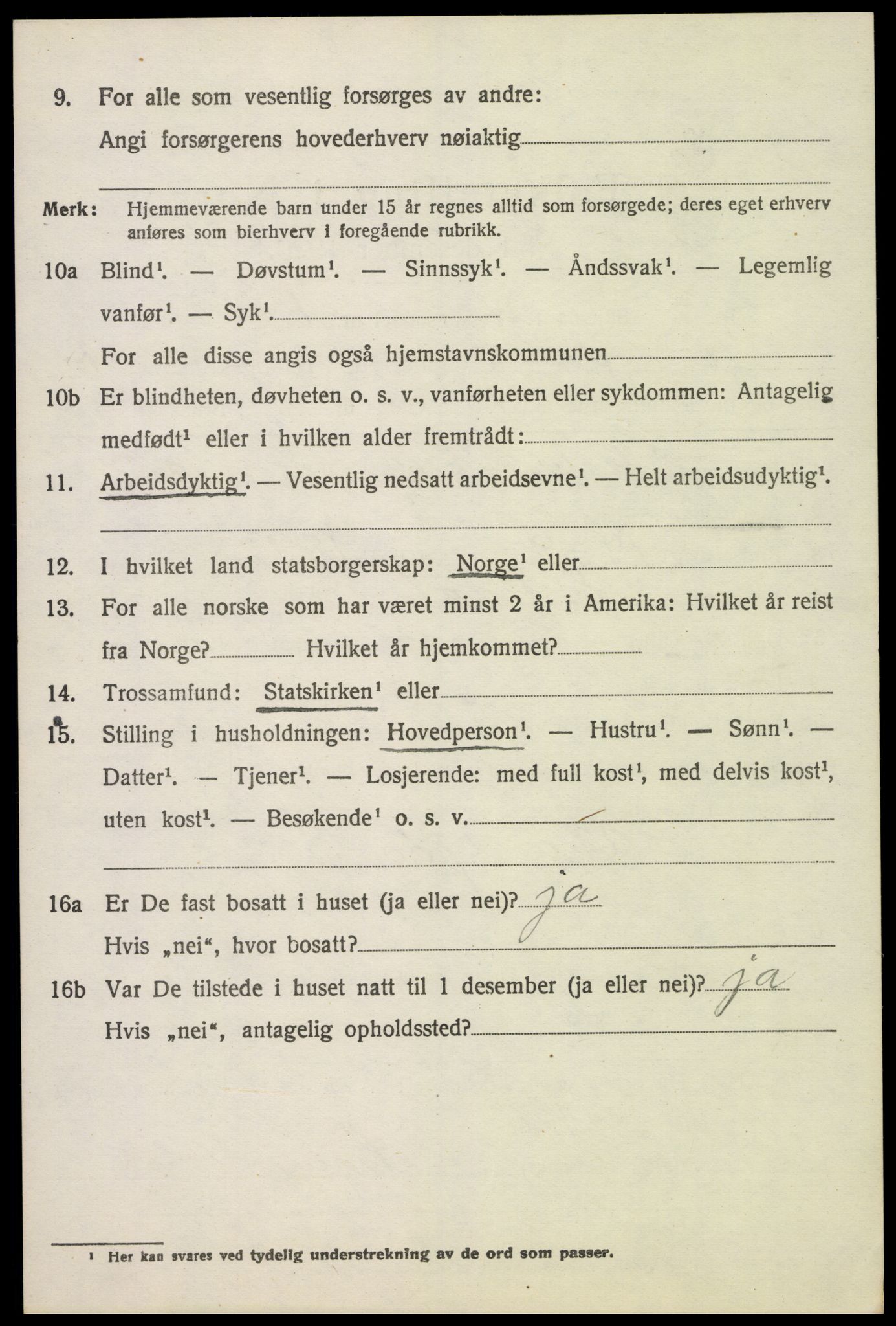 SAH, Folketelling 1920 for 0419 Sør-Odal herred, 1920, s. 6958