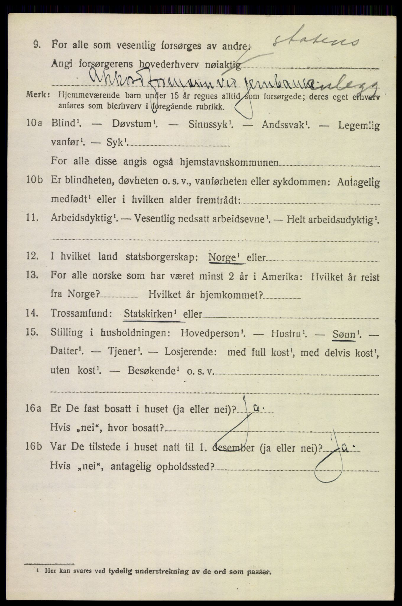 SAH, Folketelling 1920 for 0533 Lunner herred, 1920, s. 3558