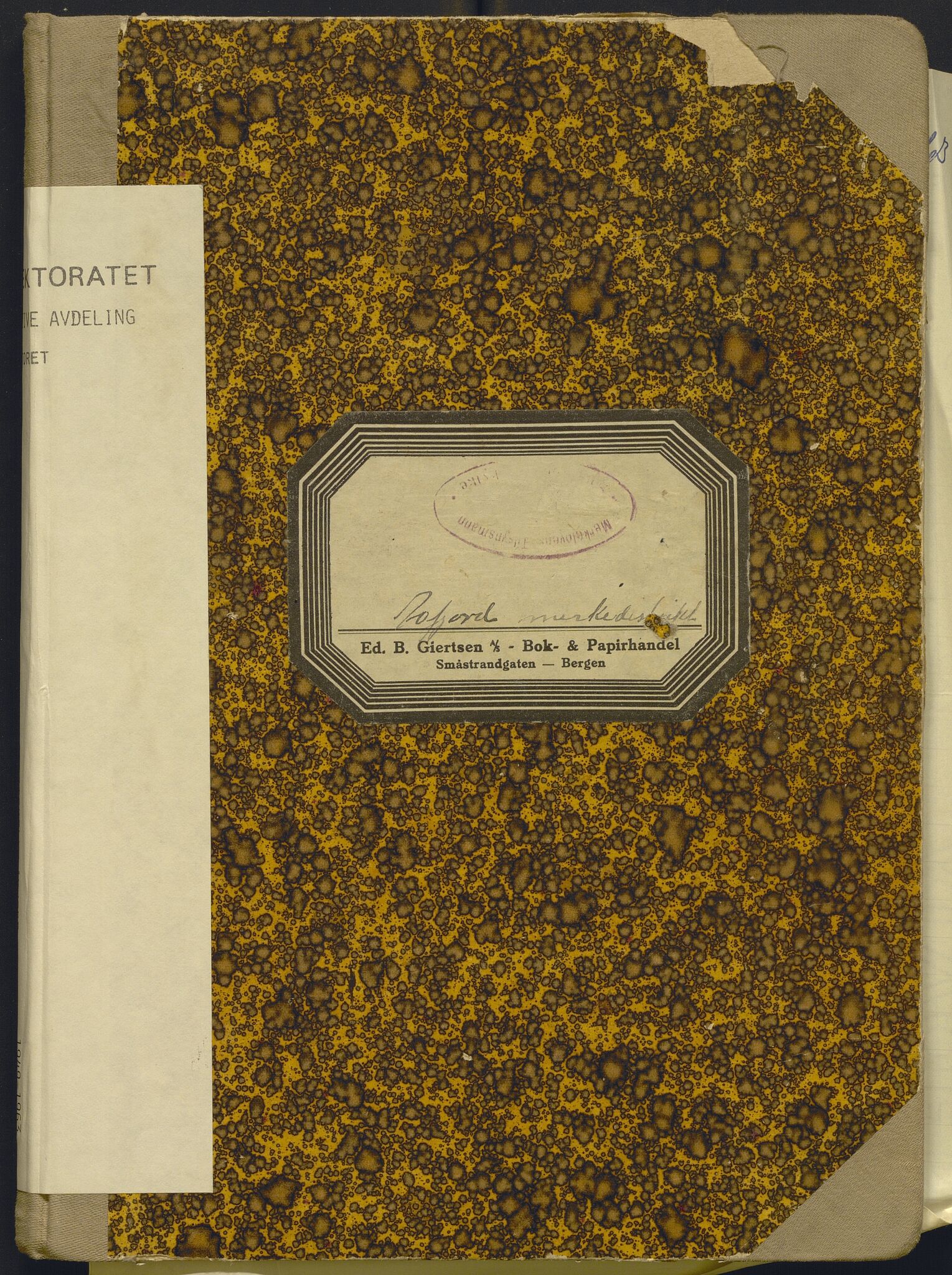 Fiskeridirektoratet - 1 Adm. ledelse - 13 Båtkontoret, AV/SAB-A-2003/I/Ia/Iae/L0066: 135.0533/1 Merkeprotokoll - Åfjord, 1949-1963