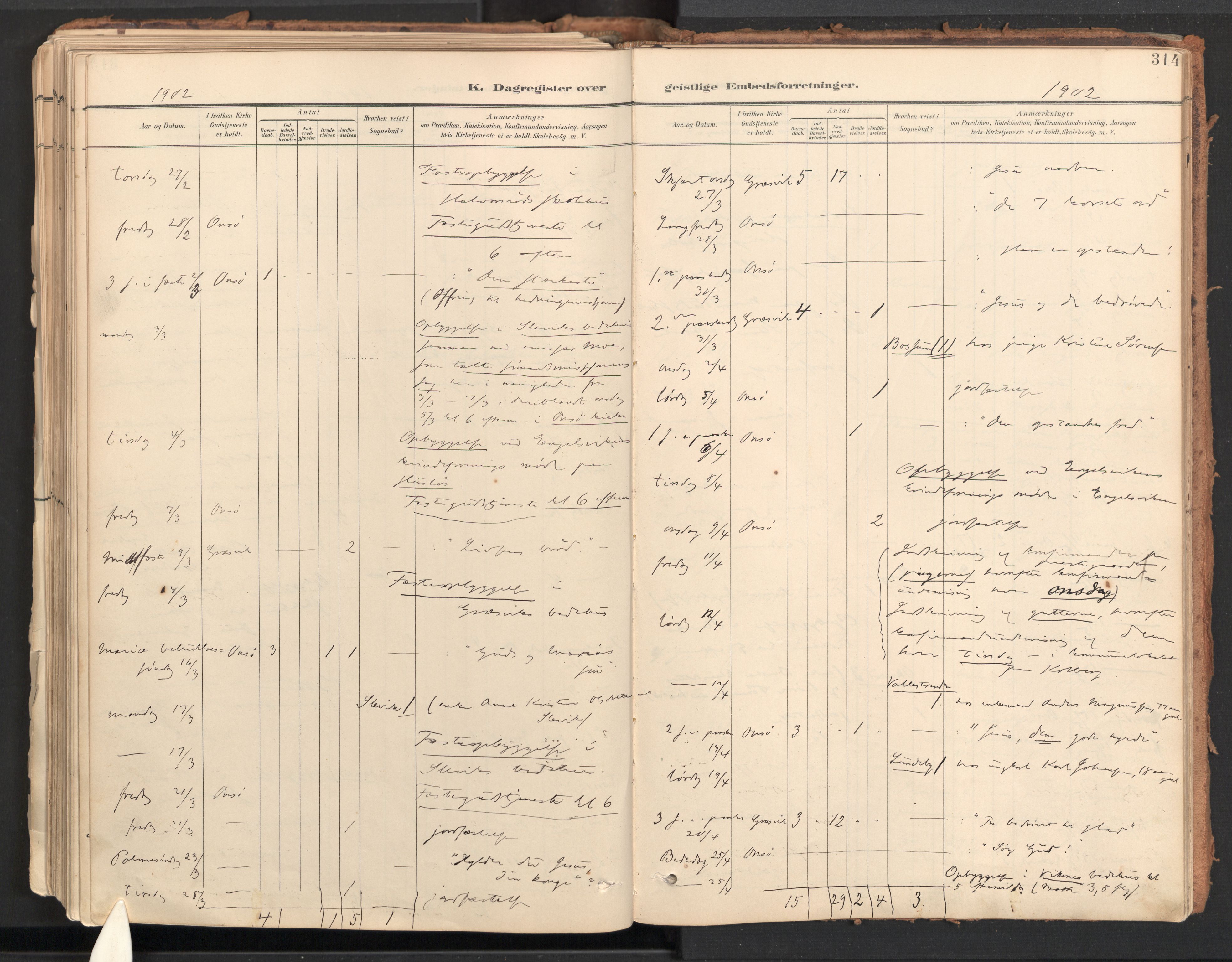 Onsøy prestekontor Kirkebøker, AV/SAO-A-10914/F/Fa/L0009: Ministerialbok nr. I 9, 1899-1966, s. 314