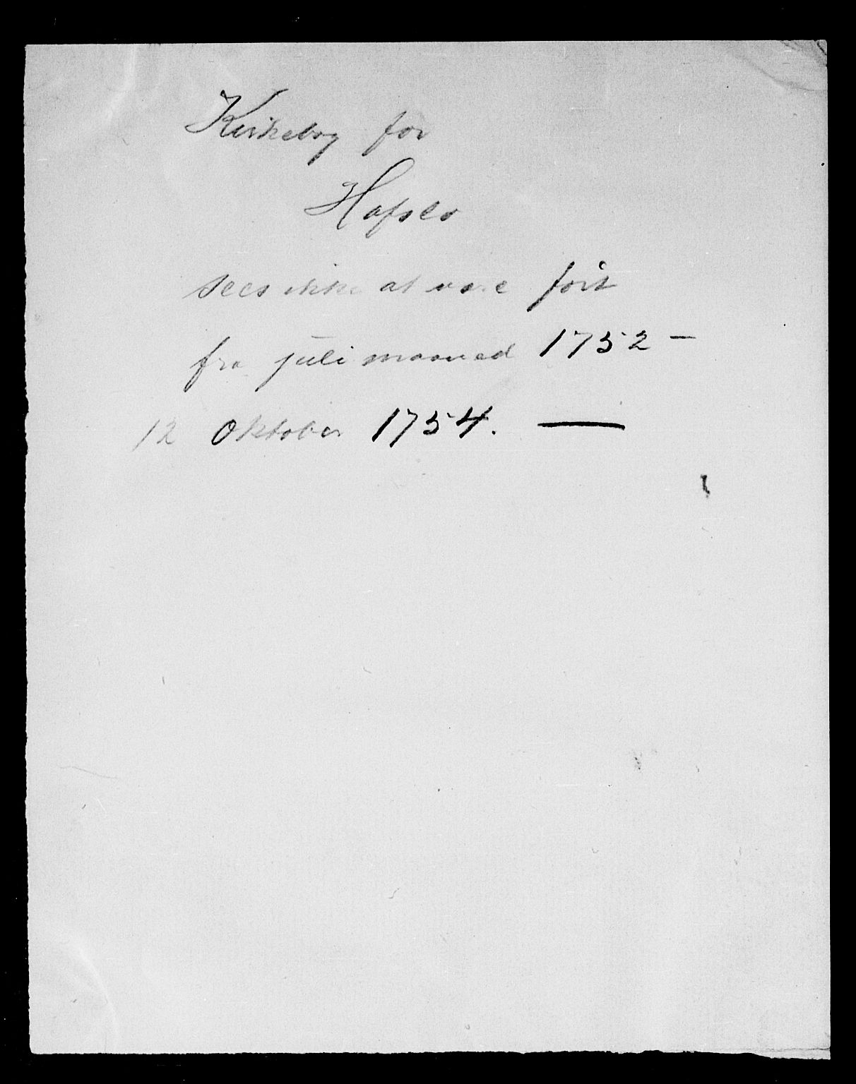 Hafslo sokneprestembete, AV/SAB-A-80301/H/Haa/Haaa/L0001: Ministerialbok nr. A 1, 1717-1755
